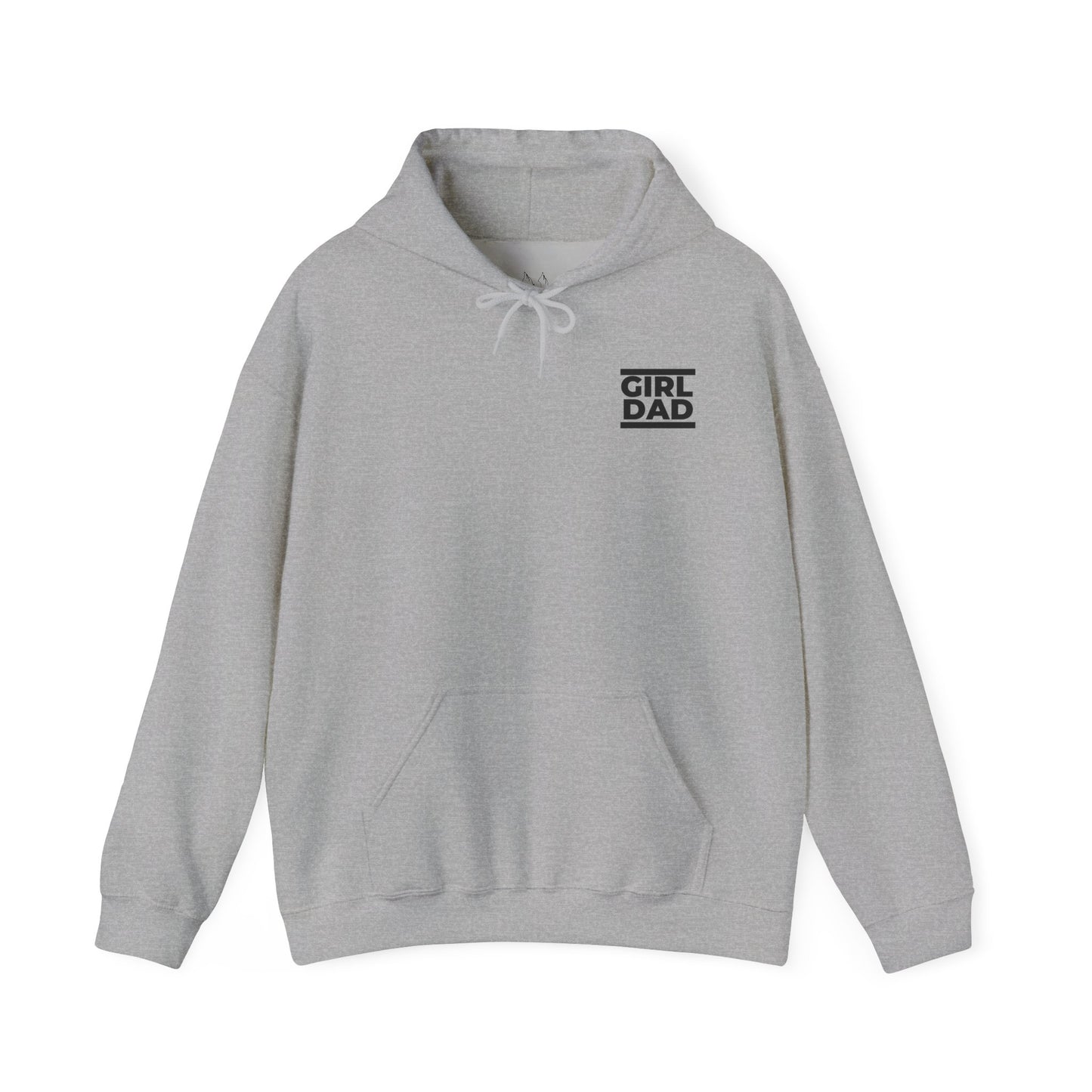 By His Will Brand | Girl Dad Black x White Logo Hoody