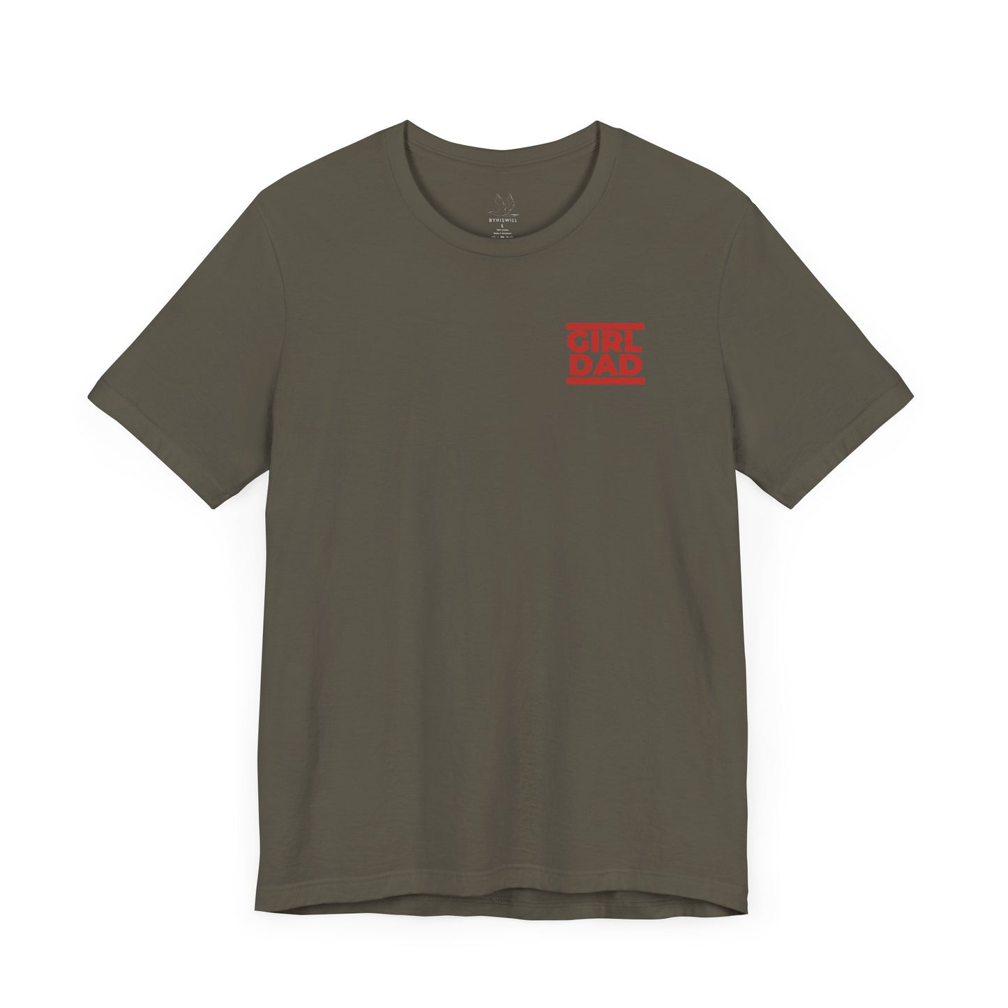 By His Will Brand | Girl Dad Red T-shirt