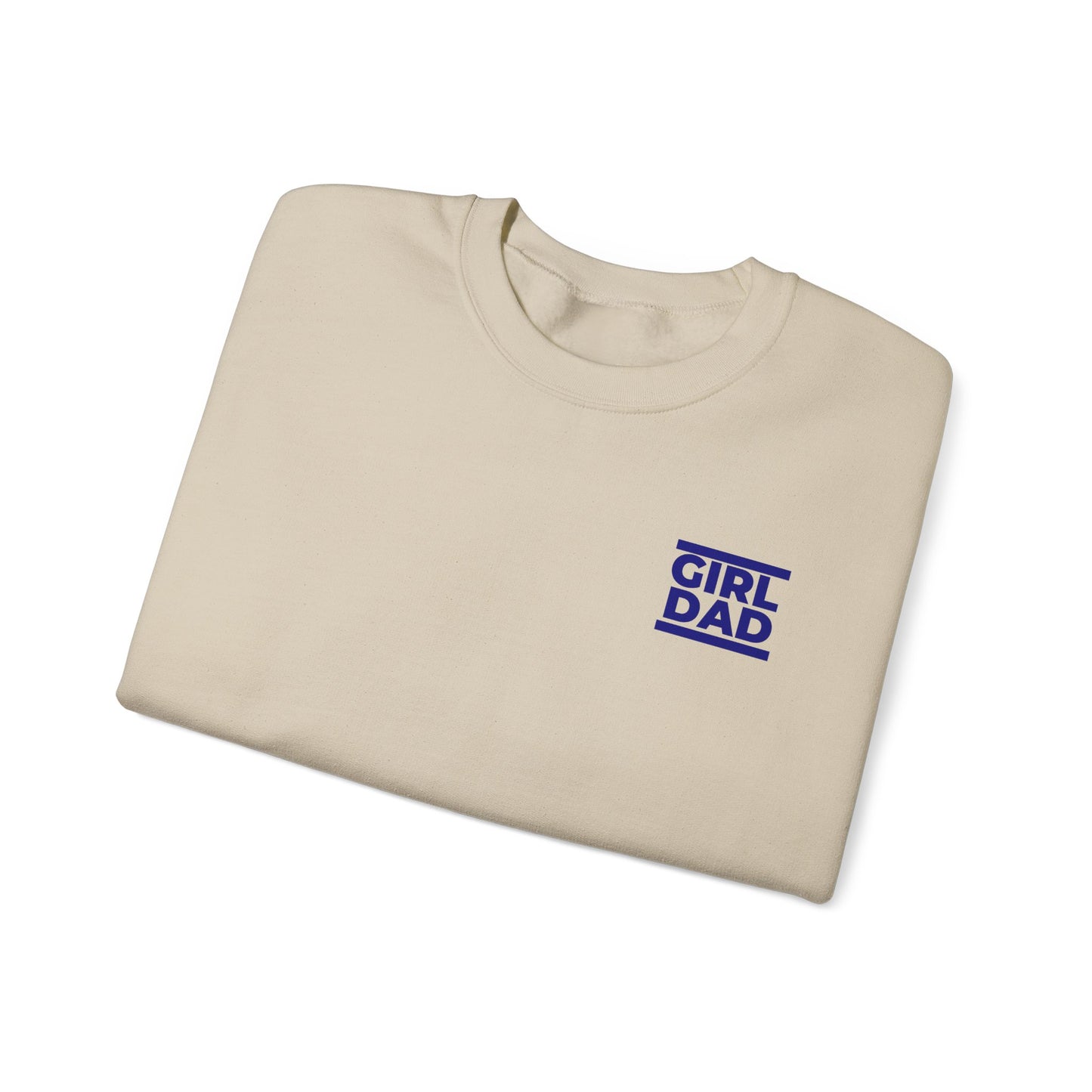 By His Will Brand | Girl Dad Navy Logo Sweatshirt