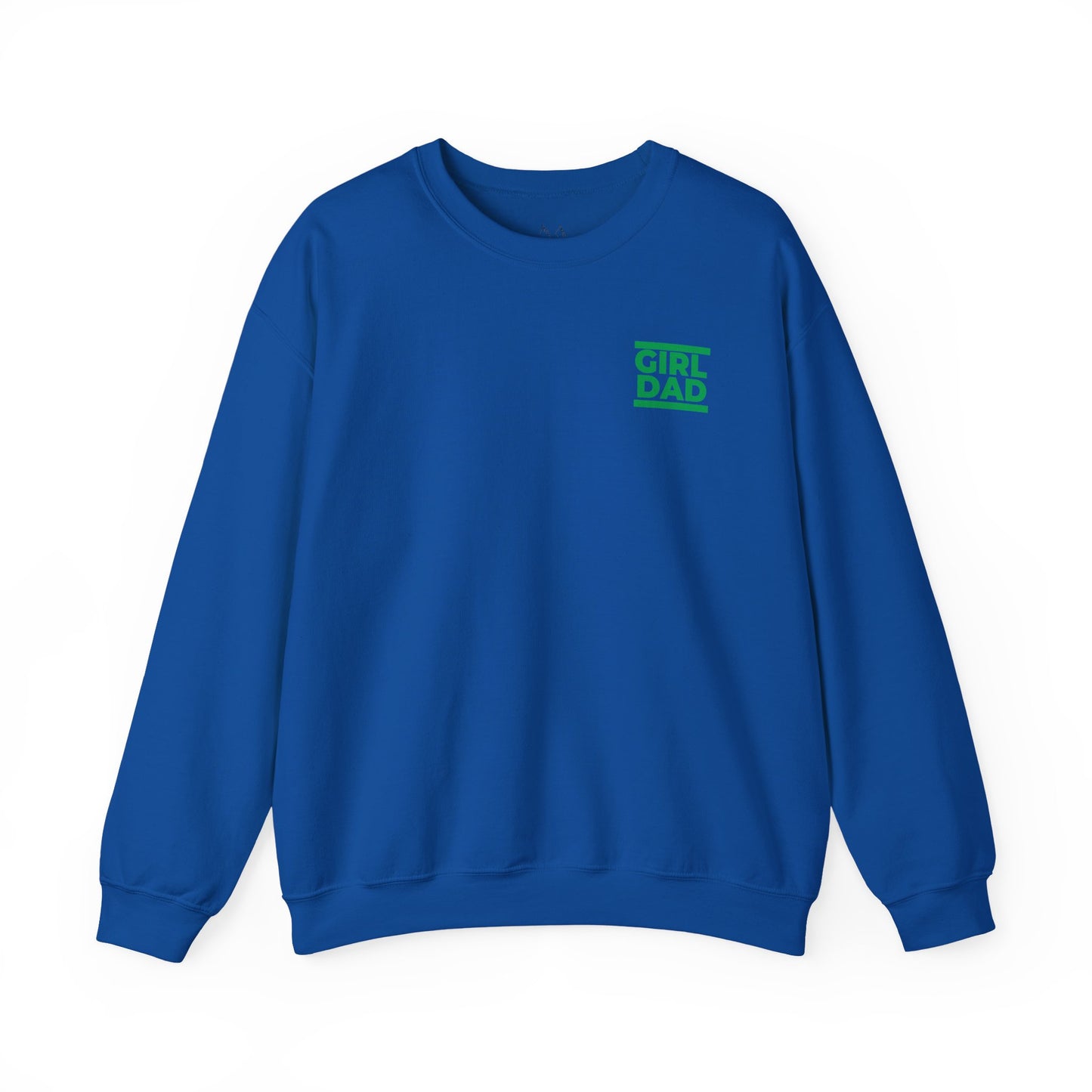 By His Will Brand | Girl Dad Green Logo Sweatshirt