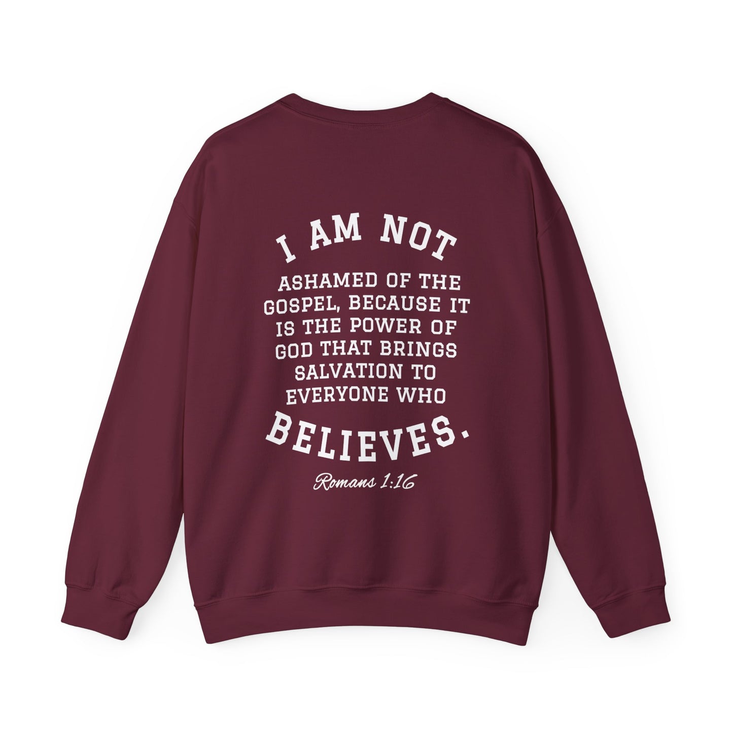 By His Will Brand | Child of God Collection | Unashamed Crewneck Sweatshirt