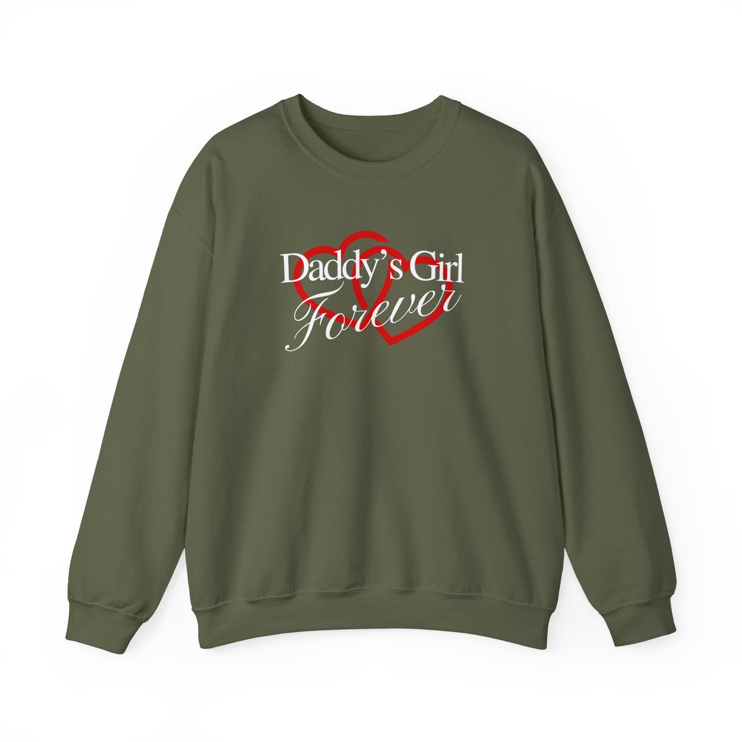 By His Will Brand | GirlDads Care | Daddy's Girl Forever Sweatshirt