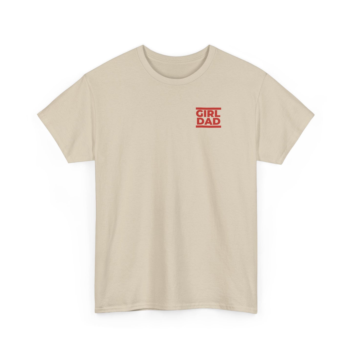 By His Will Brand | Girl Dad Red Logo T-shirt