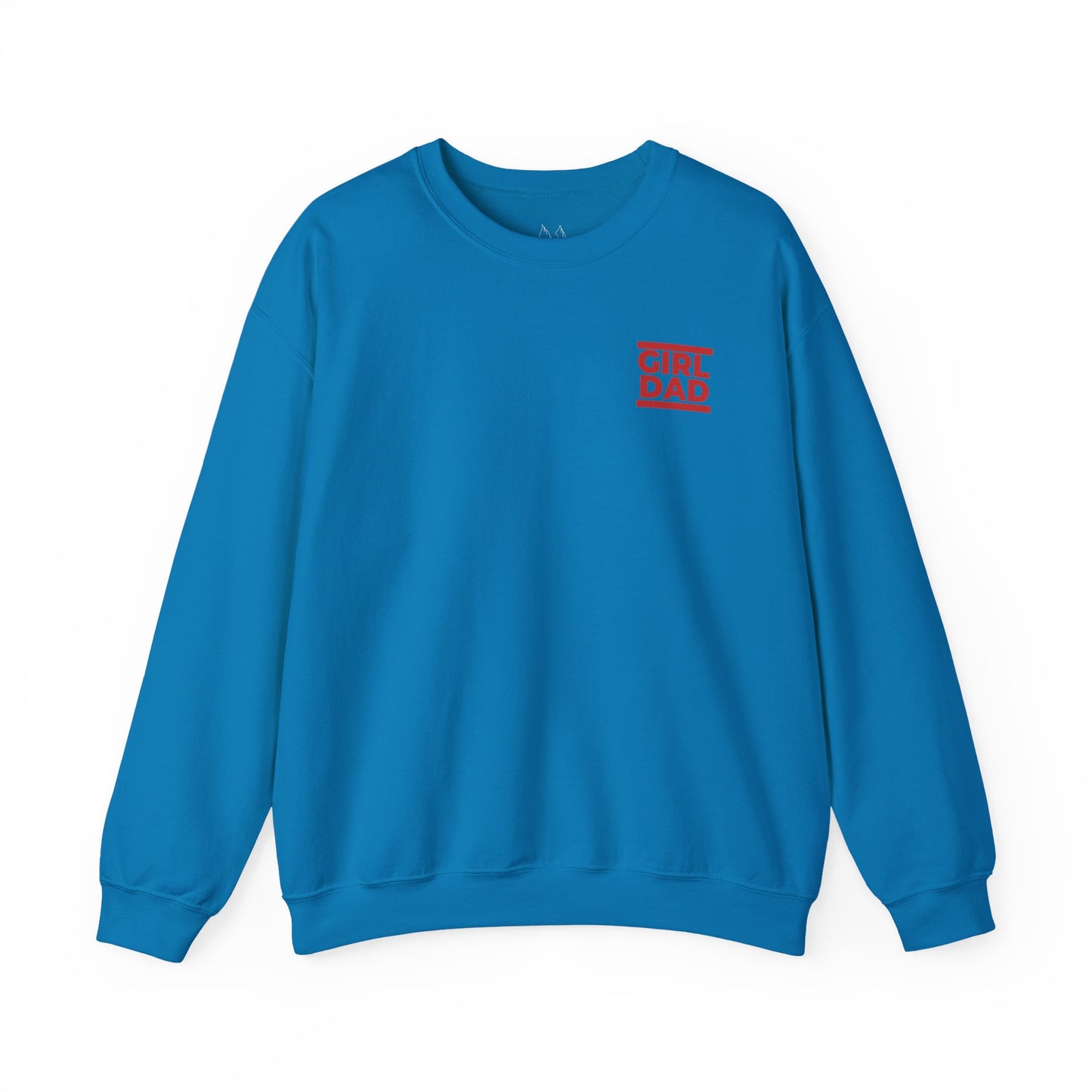 By His Will Brand | Girl Dad Red Logo Sweatshirt
