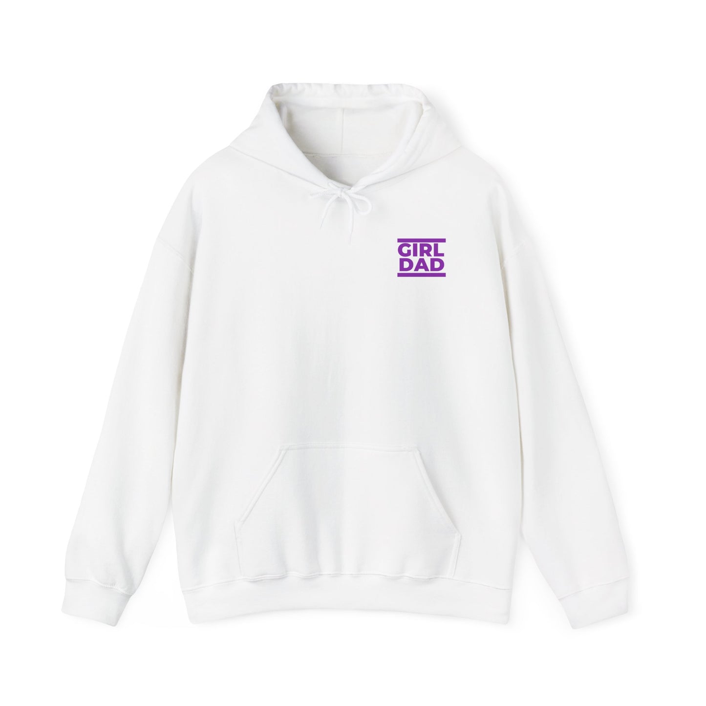 By His Will Brand | Girl Dad Purple Logo Hoodie