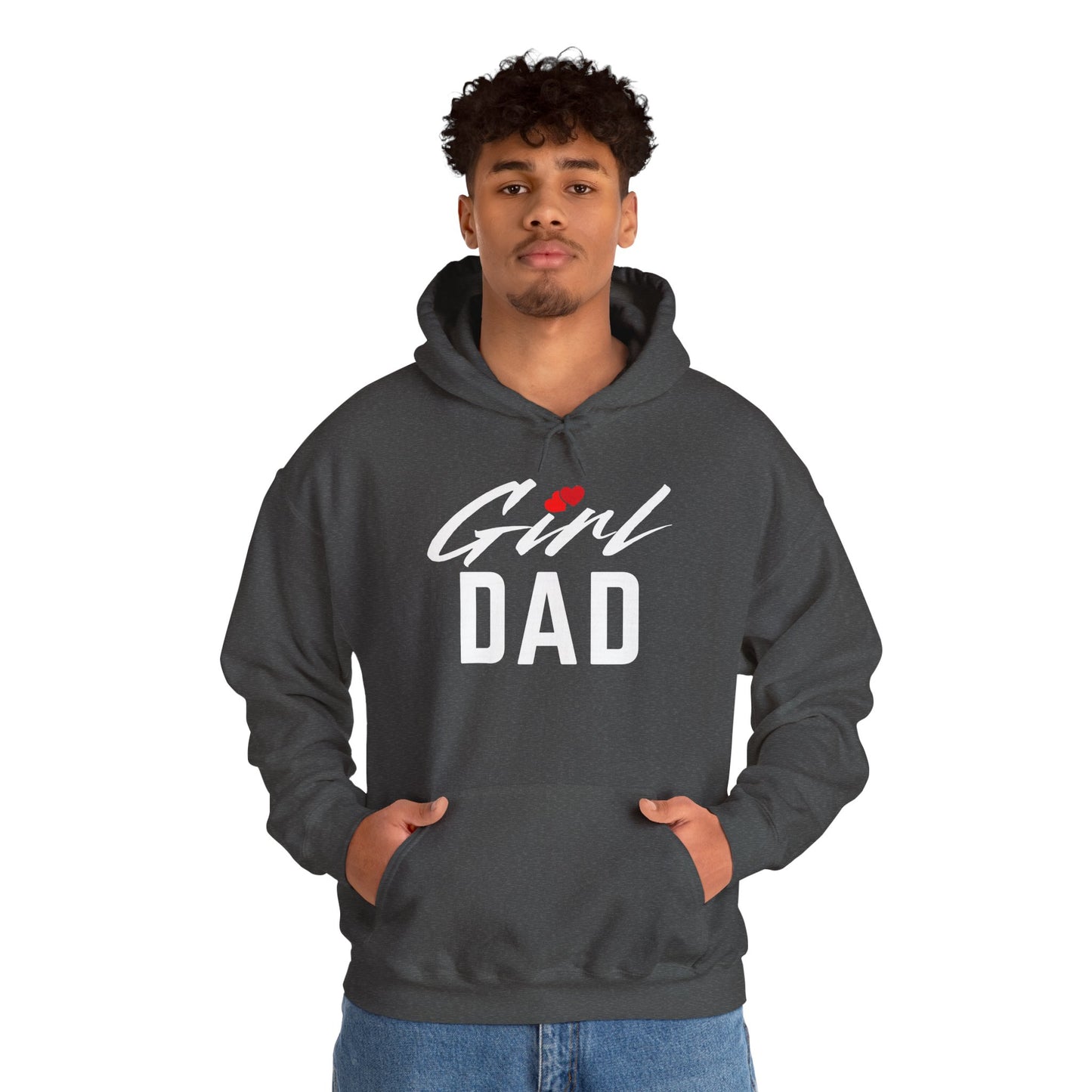 By His Will Brand | Girl Dad 2-Hearts Hoodie
