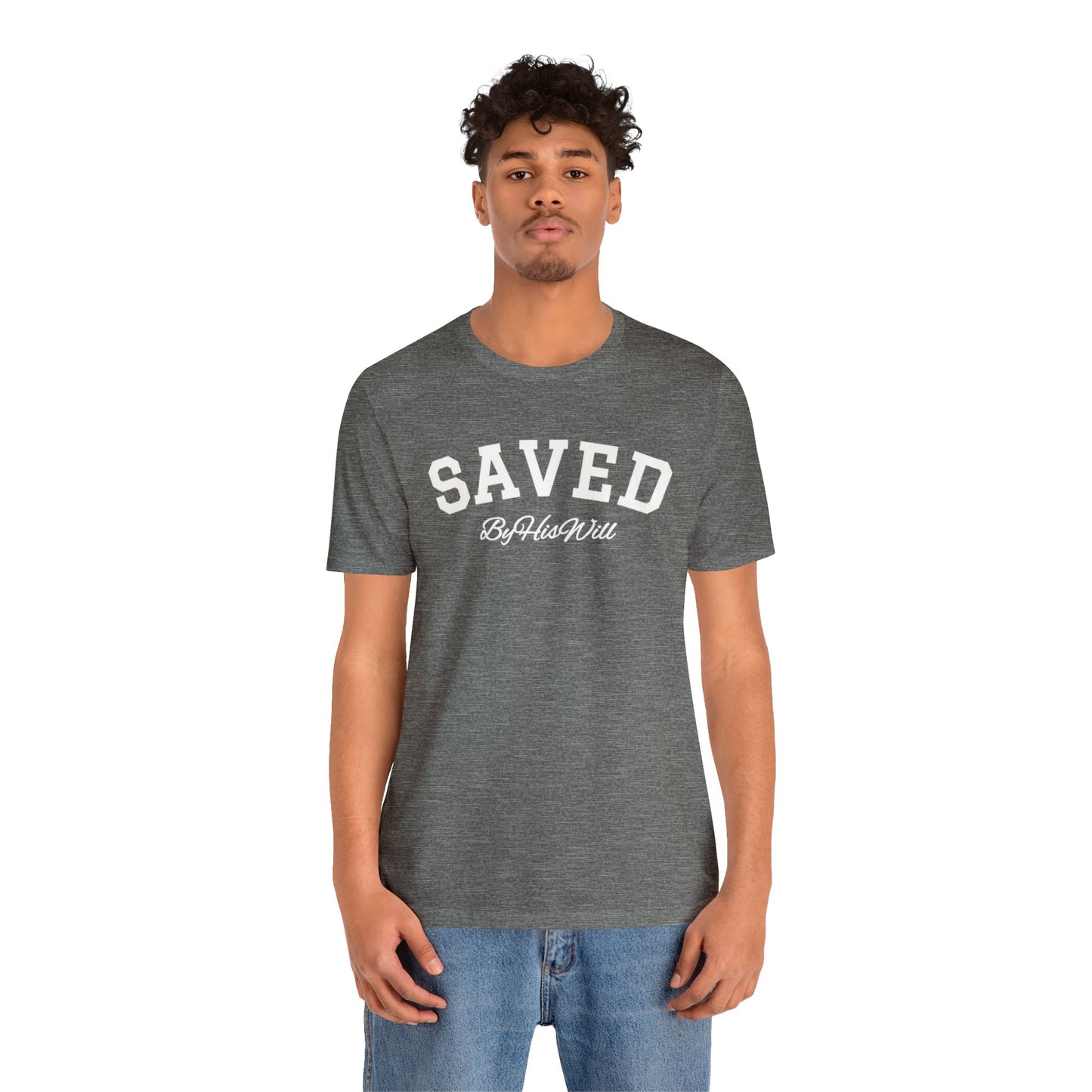 By His Will Brand | Child of God Collection | Saved T-shirt