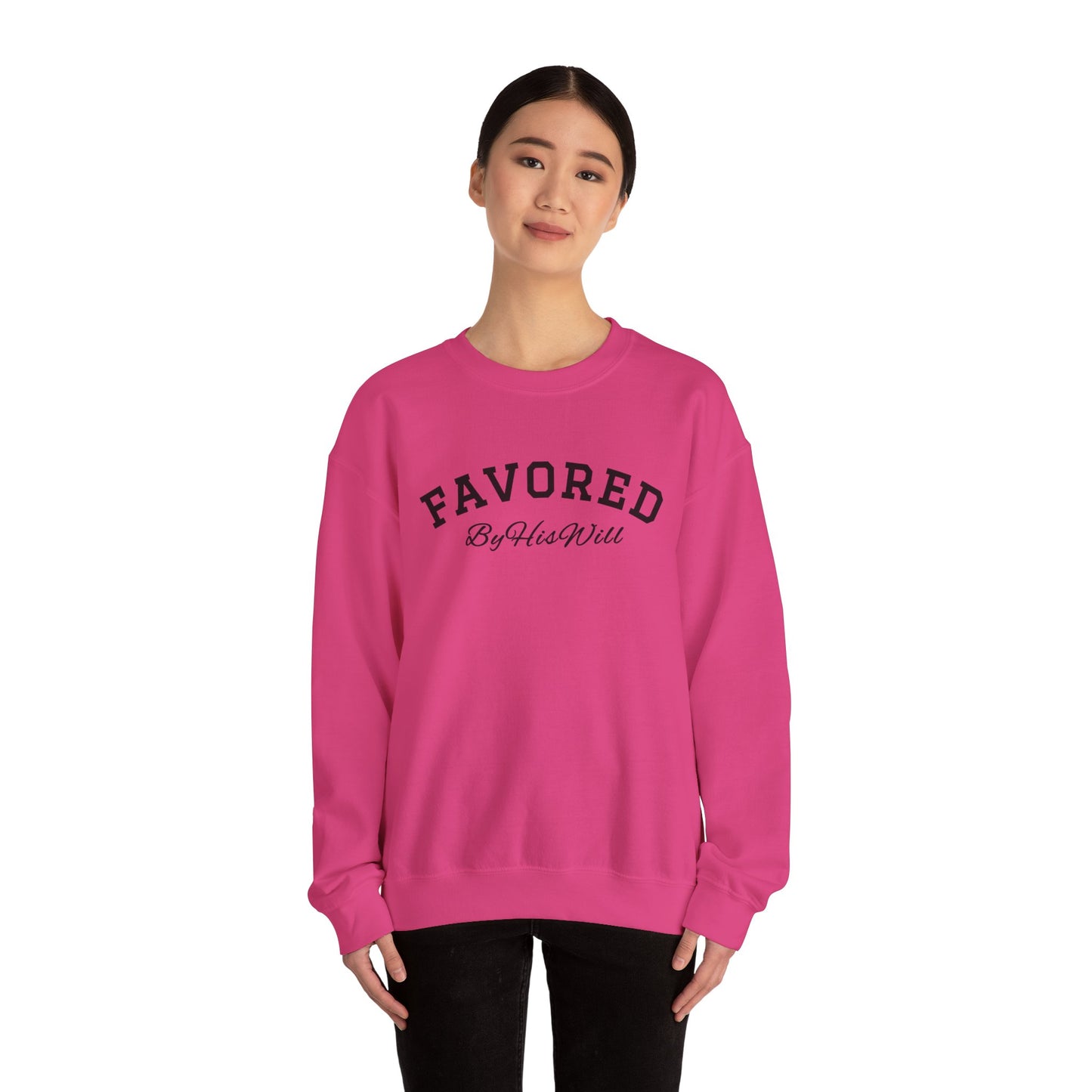 By His Will Brand | Child of God Collection | Favored Crewneck Sweatshirt