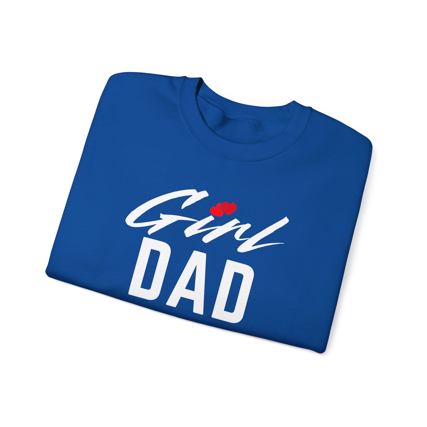 By His Will Brand | Girl Dad 2-Hearts Sweatshirt