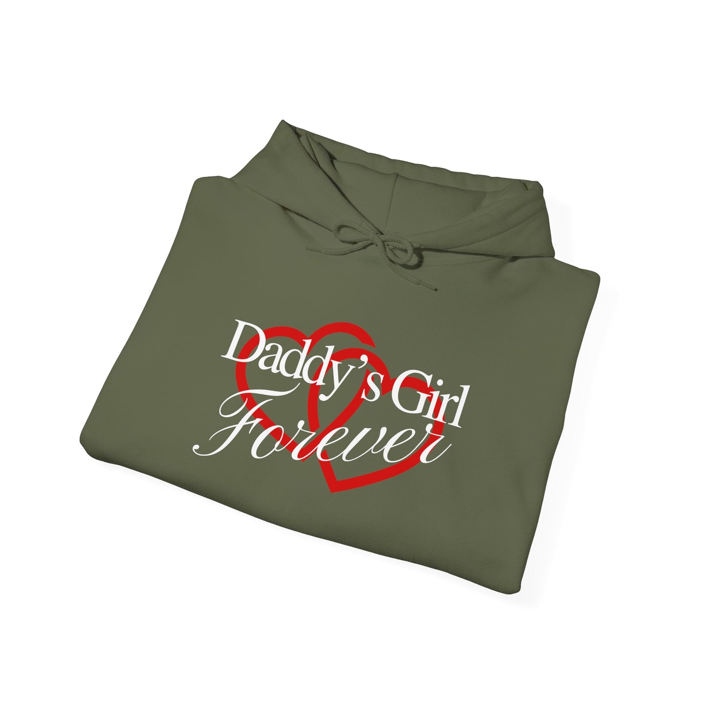 By His Will Brand | GirlDads Care | Daddy's Girl Forever Hoodie