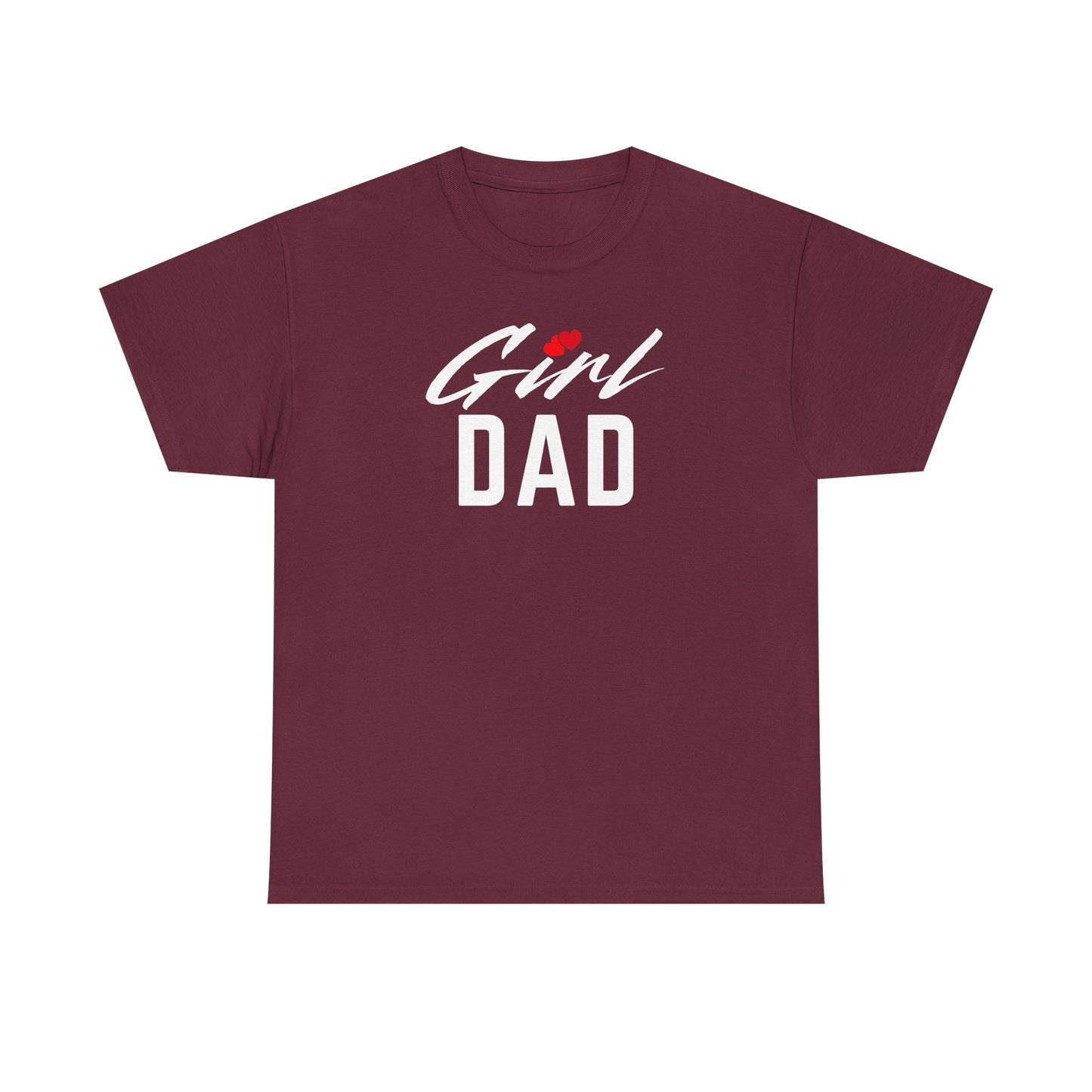 By His Will Brand | Girl Dad 2-Hearts T-shirt