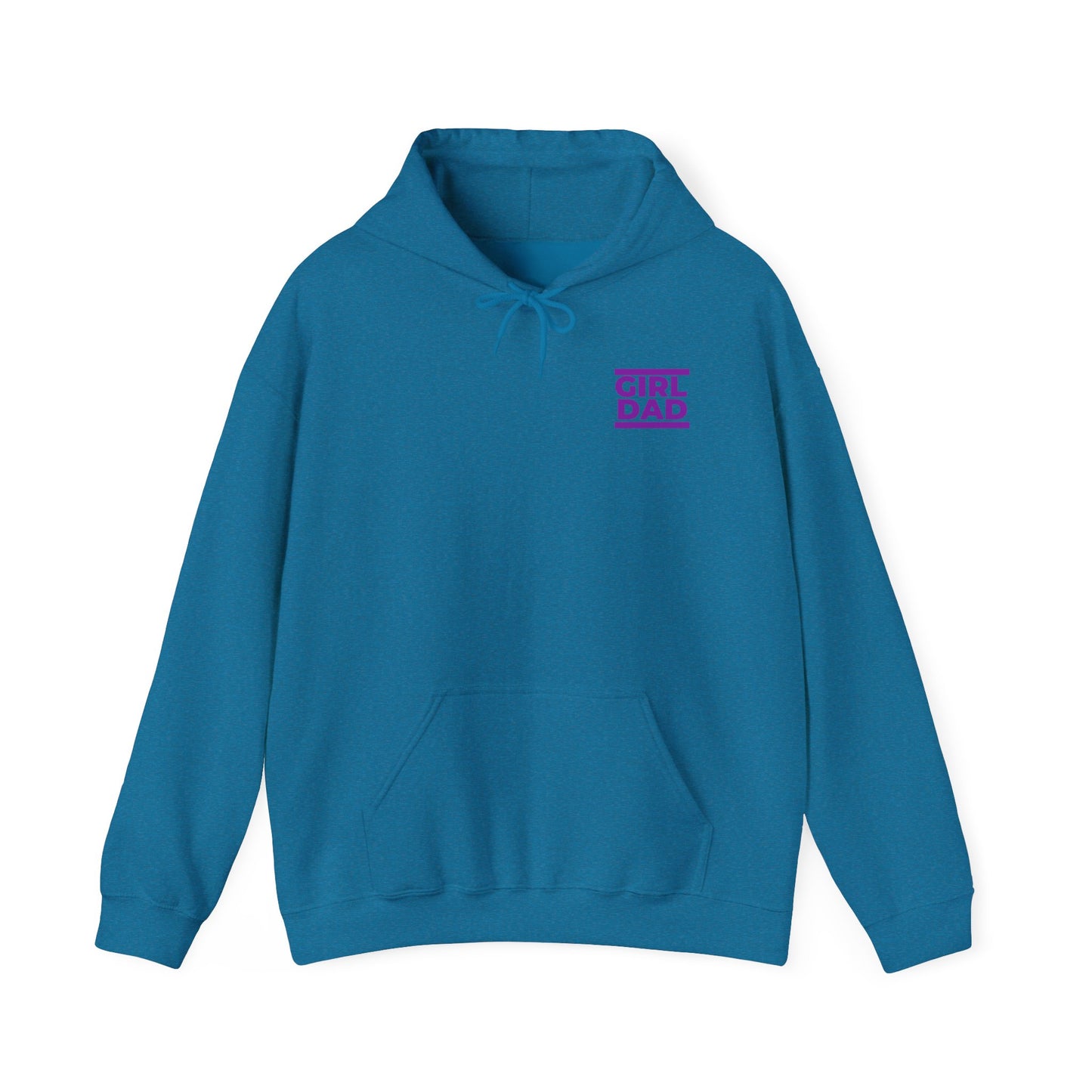 By His Will Brand | Girl Dad Purple Logo Hoodie