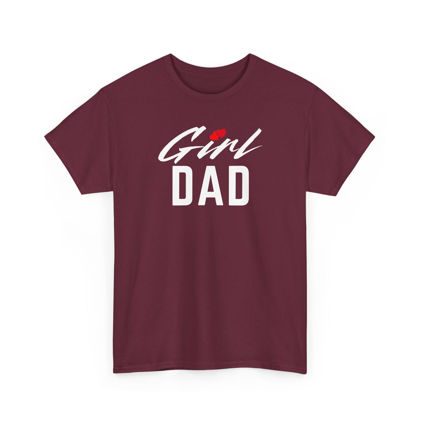 By His Will Brand | Girl Dad 2-Hearts T-shirt