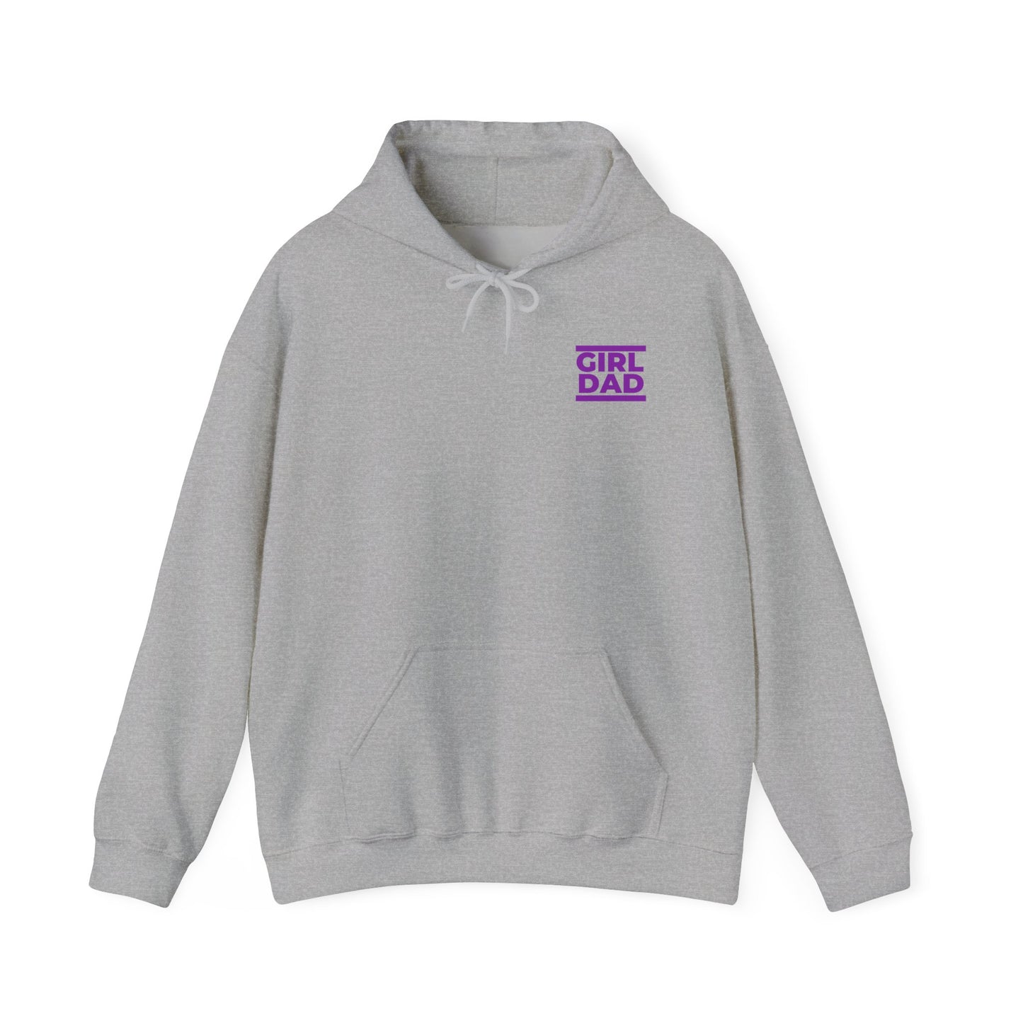 By His Will Brand | Girl Dad Purple Logo Hoodie