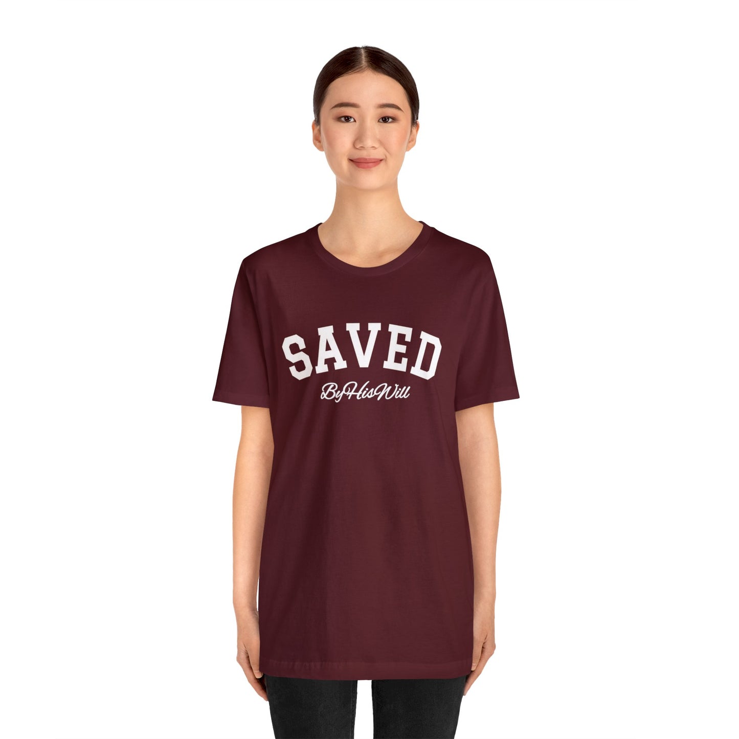 By His Will Brand | Child of God Collection | Saved T-shirt