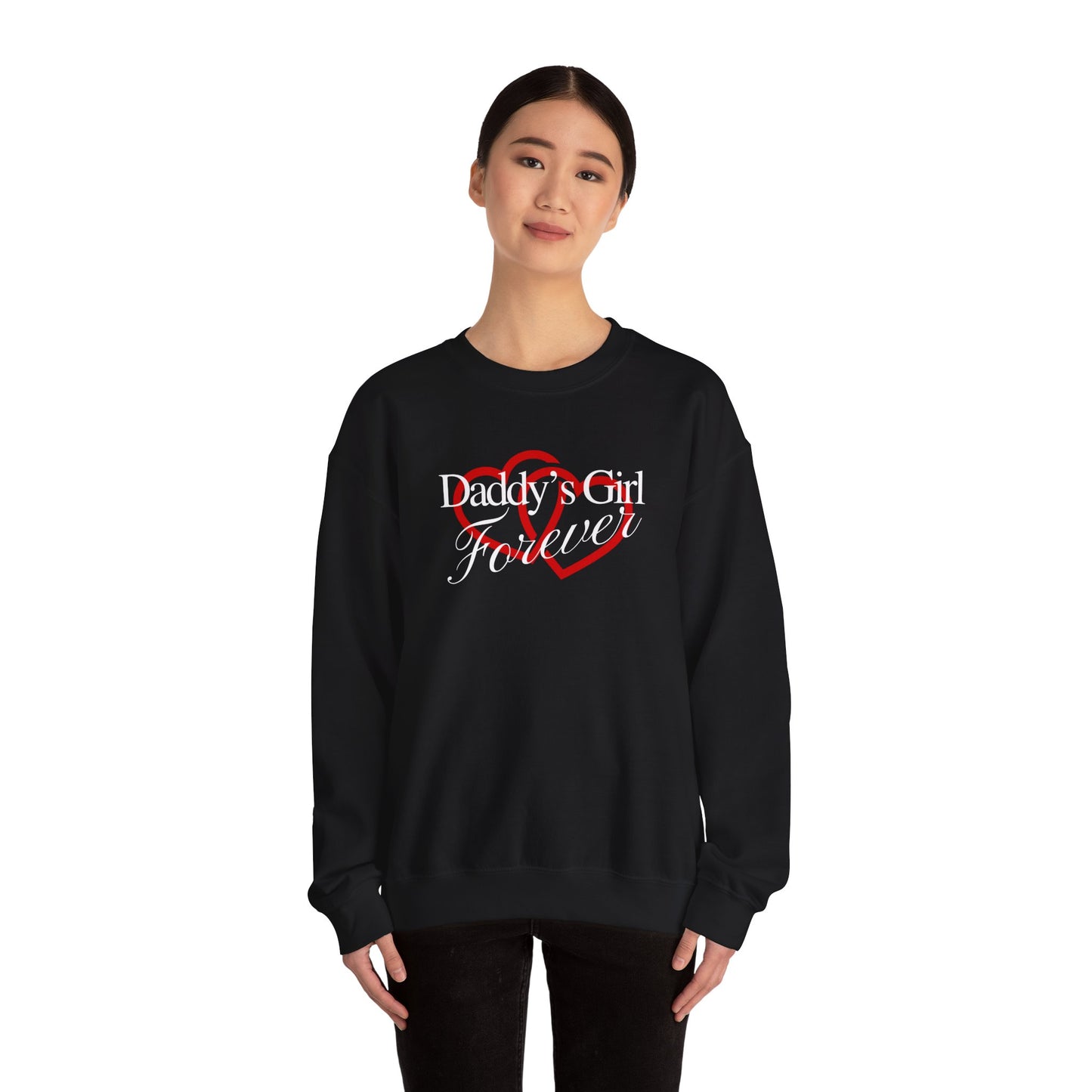 By His Will Brand | GirlDads Care | Daddy's Girl Forever Sweatshirt