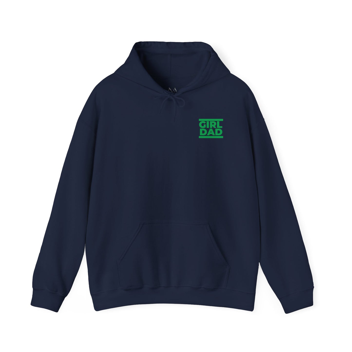By His Will Brand | Girl Dad Green Logo Hoody