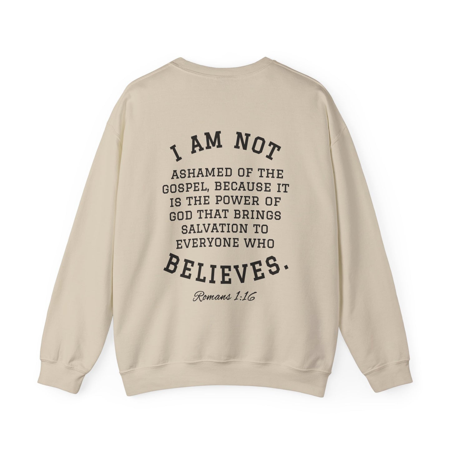 By His Will Brand | Child of God Collection | Unashamed Crewneck Sweatshirt