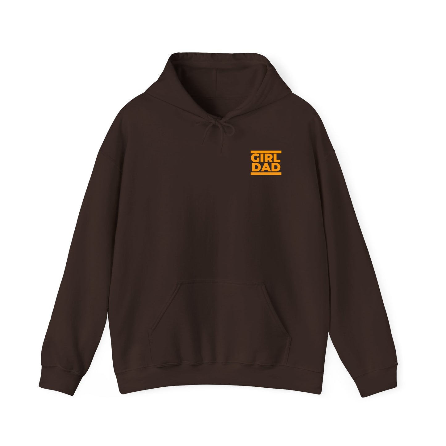 By His Will Brand | Girl Dad Orange Logo Hoodie