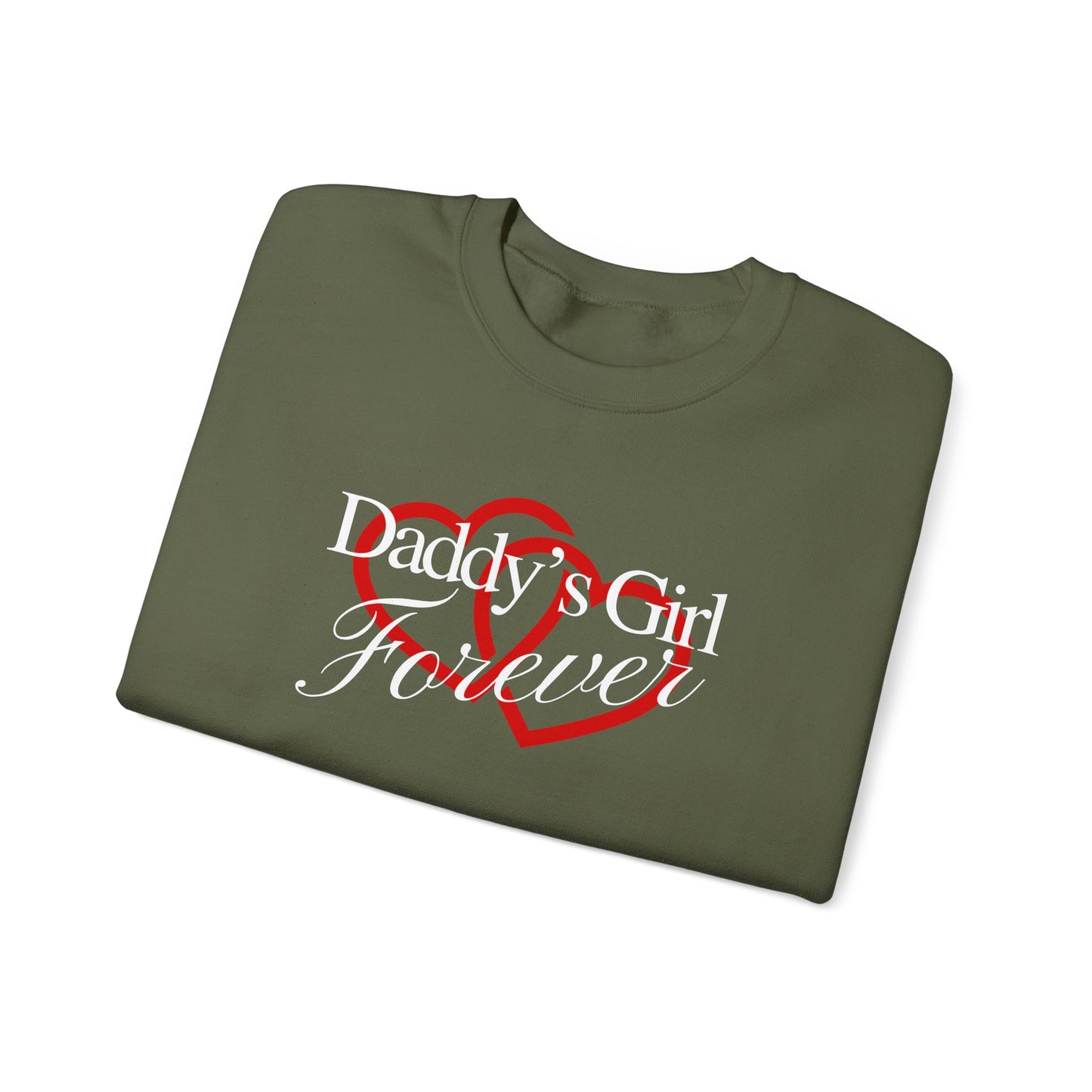 By His Will Brand | GirlDads Care | Daddy's Girl Forever Sweatshirt