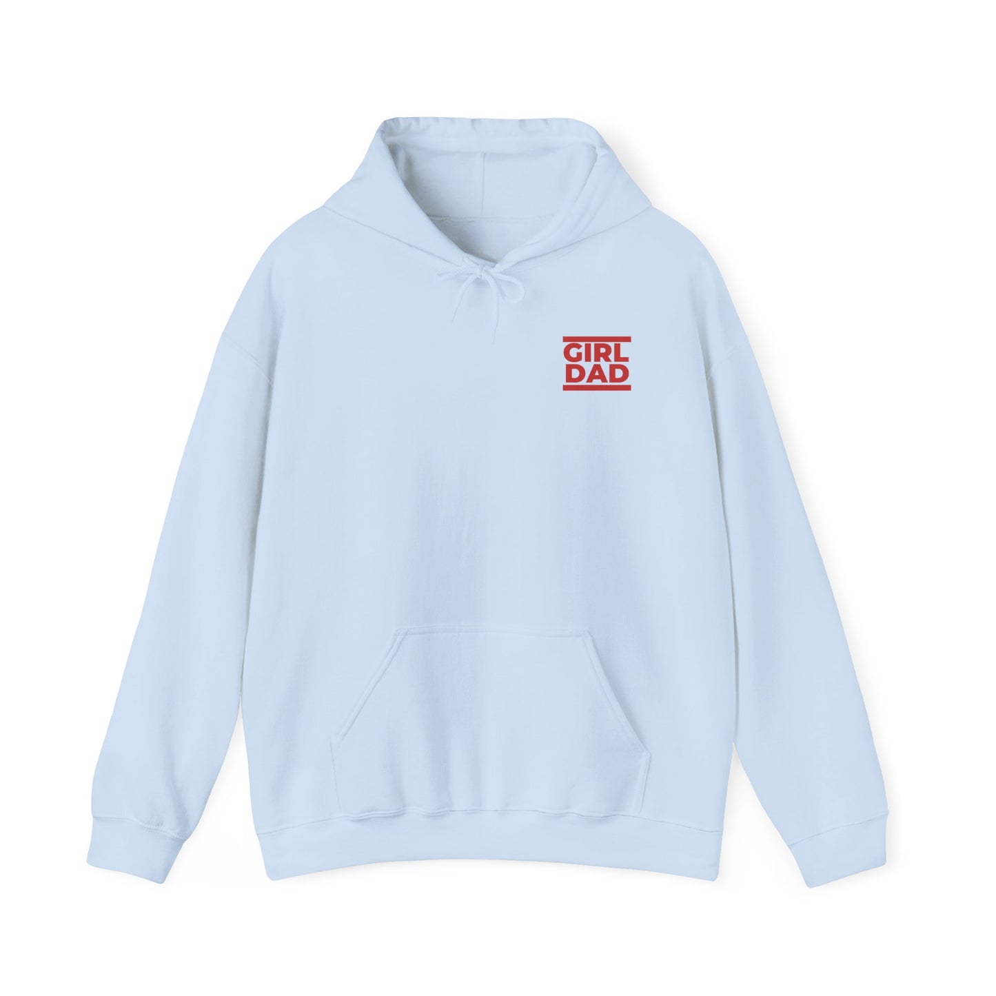By His Will Brand | Girl Dad Red Logo Hoodie