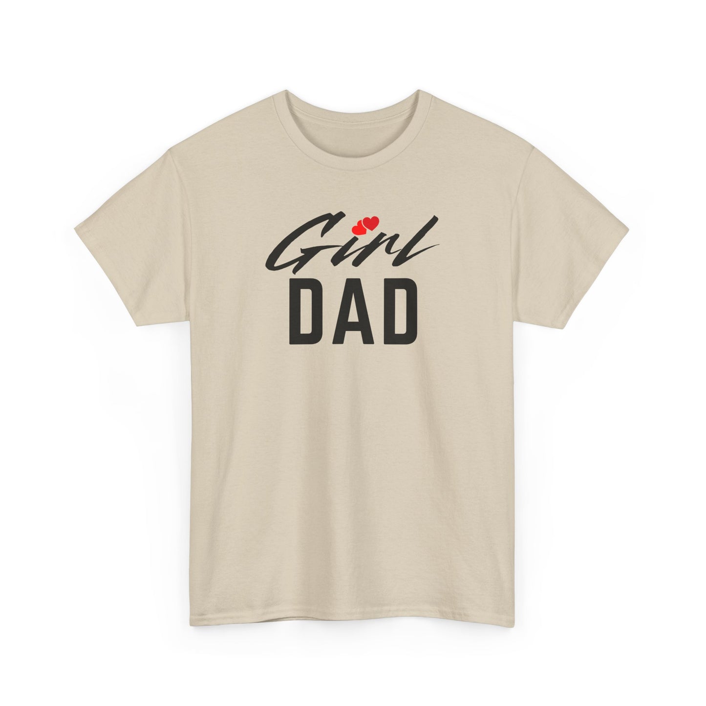 By His Will Brand | Girl Dad 2-Hearts T-shirt