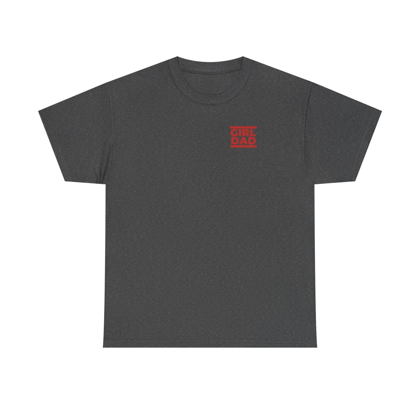 By His Will Brand | Girl Dad Red Logo T-shirt