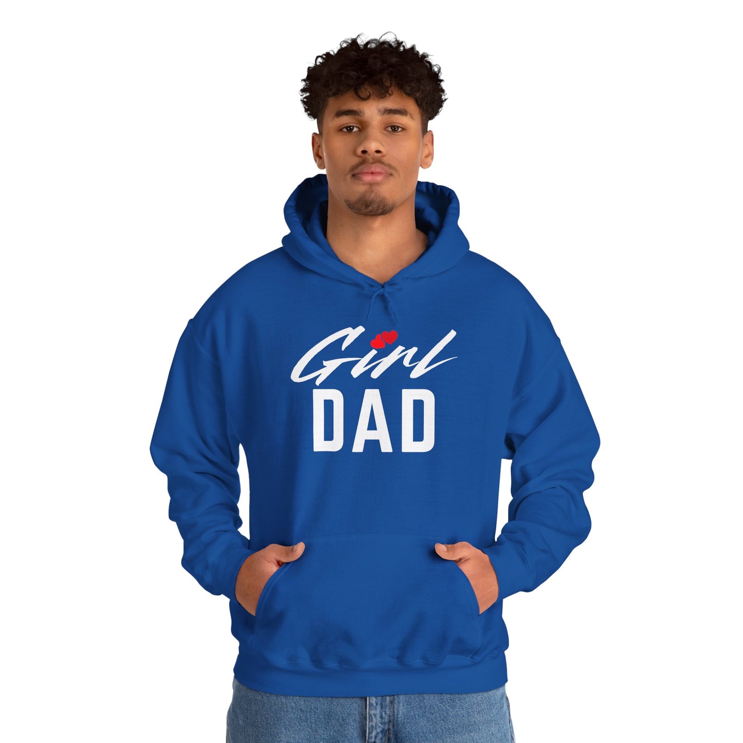 By His Will Brand | Girl Dad 2-Hearts Hoodie