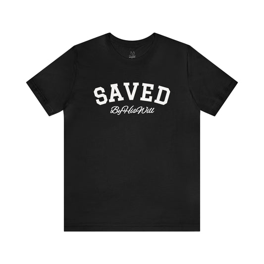By His Will Brand | Child of God Collection | Saved T-shirt
