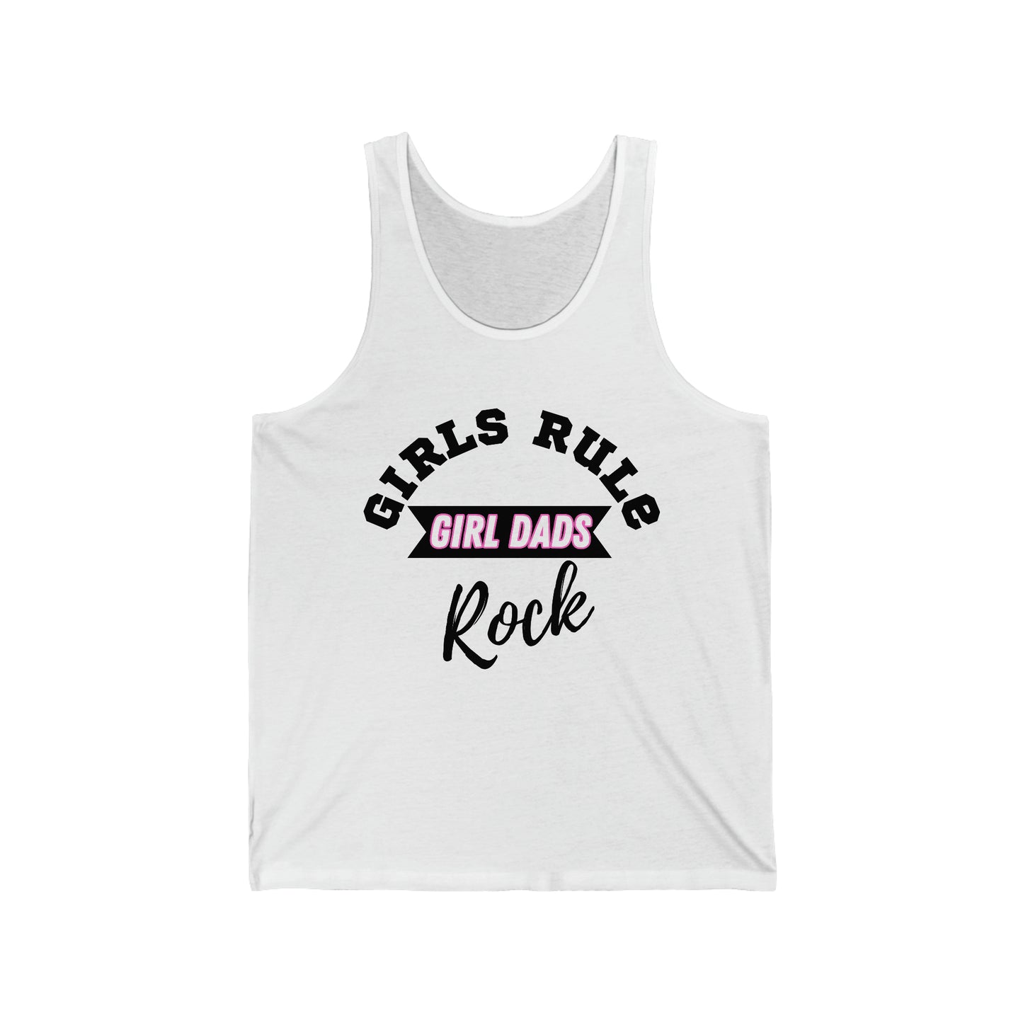 Girls Rule Girl Dads Rock Tank Top