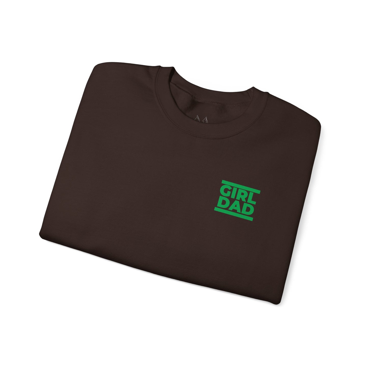 By His Will Brand | Girl Dad Green Logo Sweatshirt