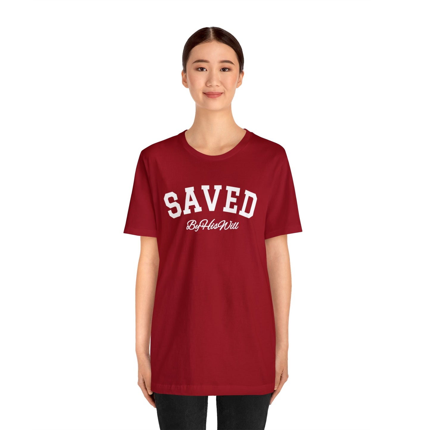 By His Will Brand | Child of God Collection | Saved T-shirt