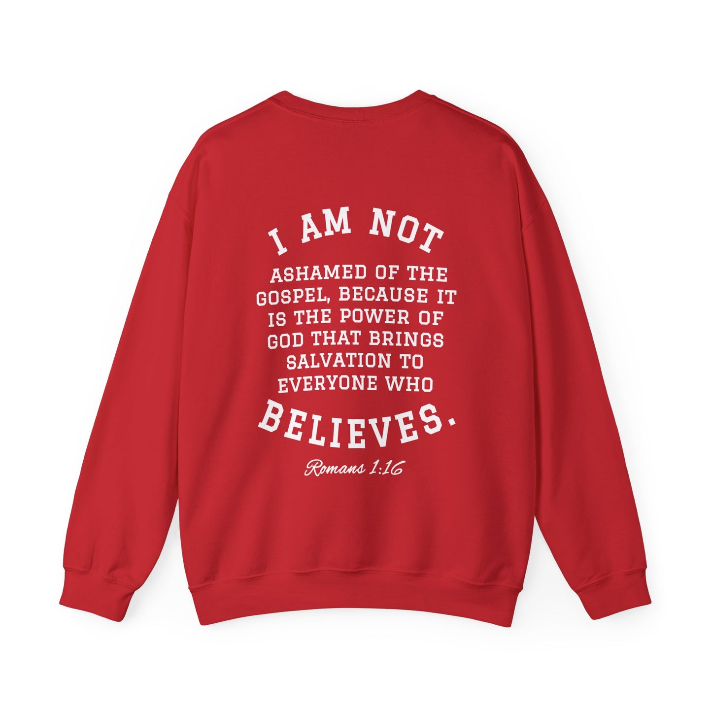 By His Will Brand | Child of God Collection | Unashamed Crewneck Sweatshirt