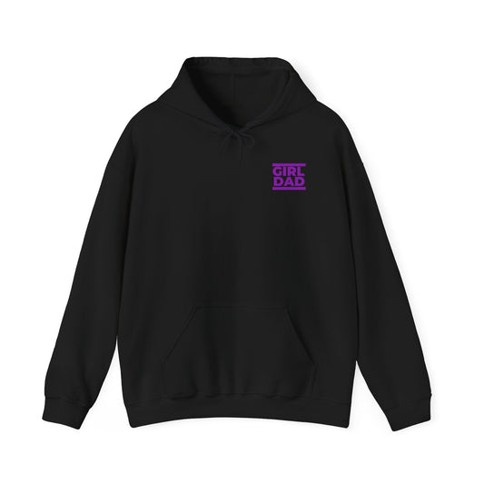 By His Will Brand | Girl Dad Purple Logo Hoodie