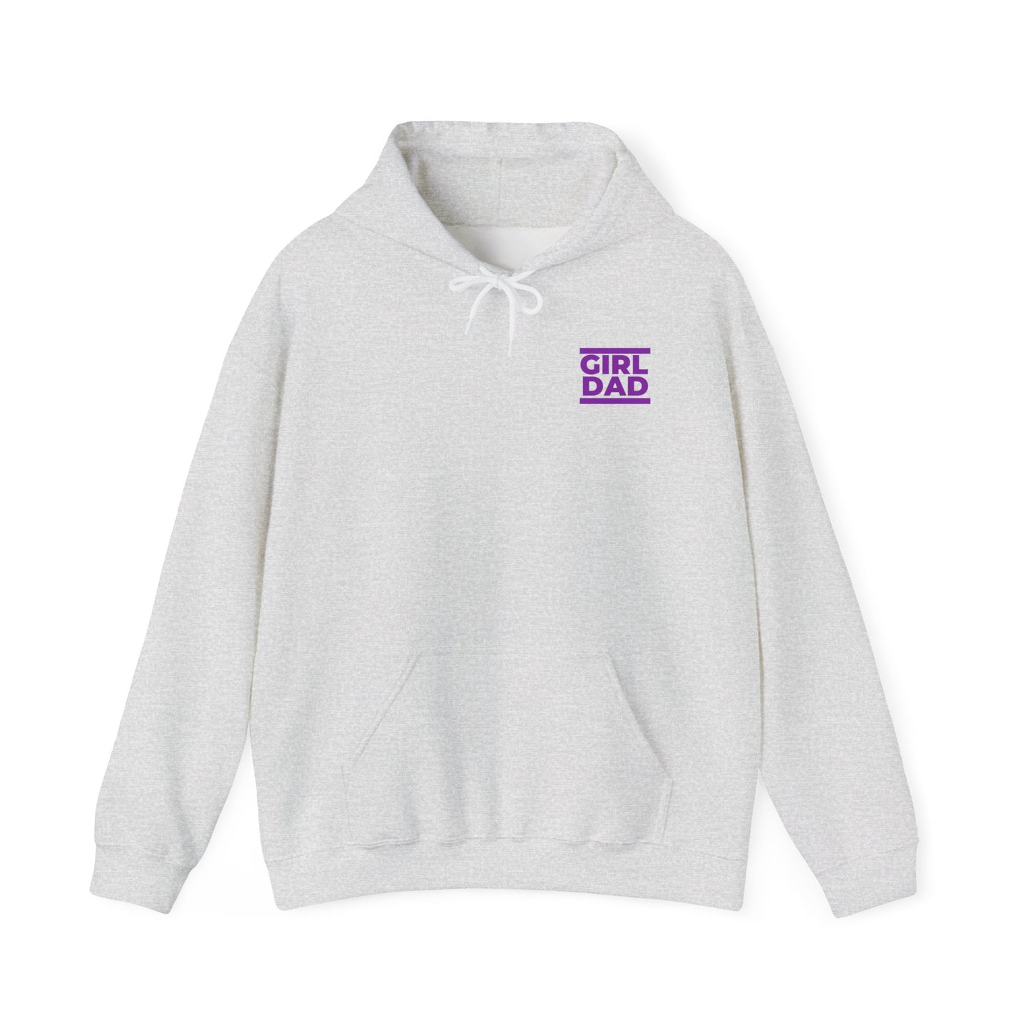 By His Will Brand | Girl Dad Purple Logo Hoodie