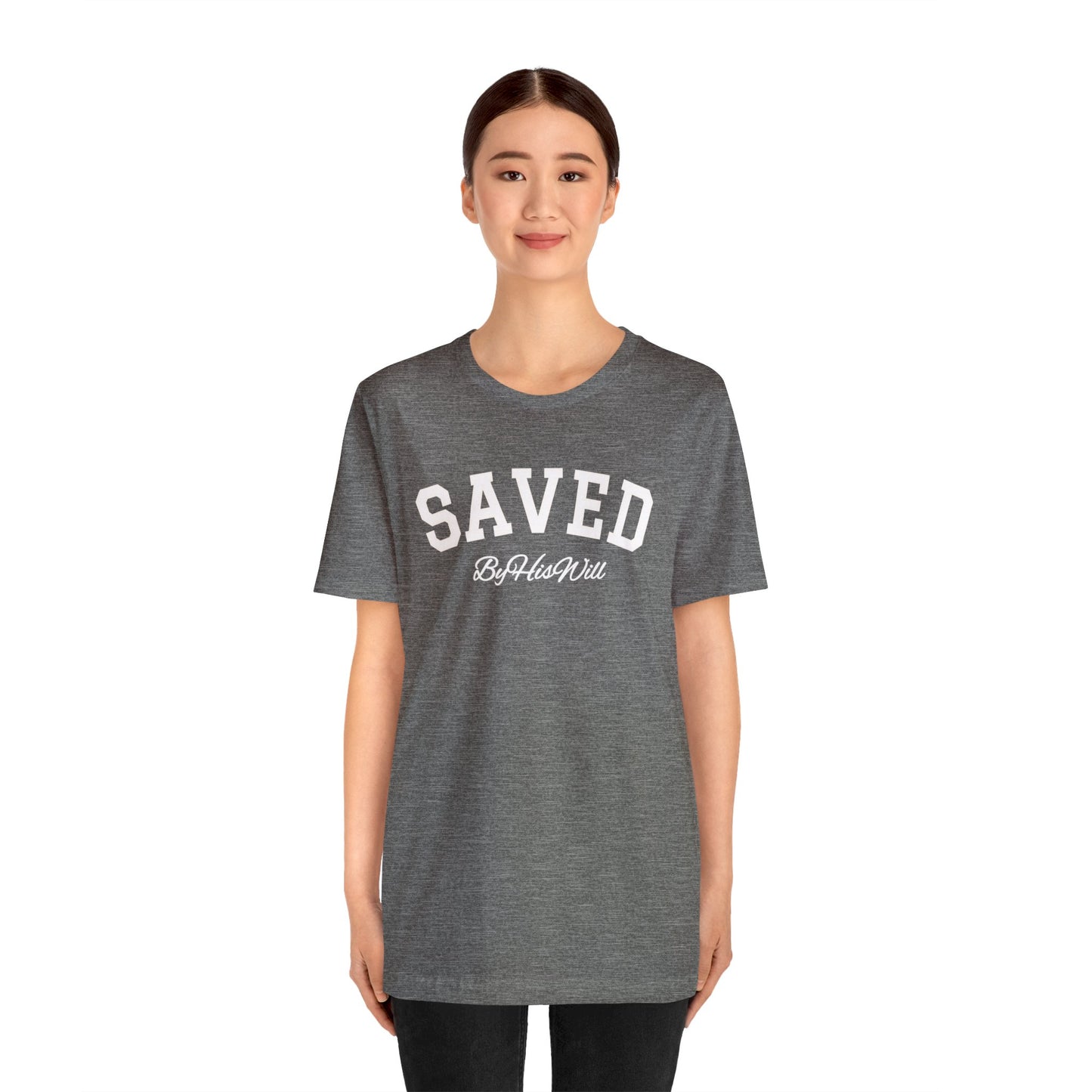 By His Will Brand | Child of God Collection | Saved T-shirt