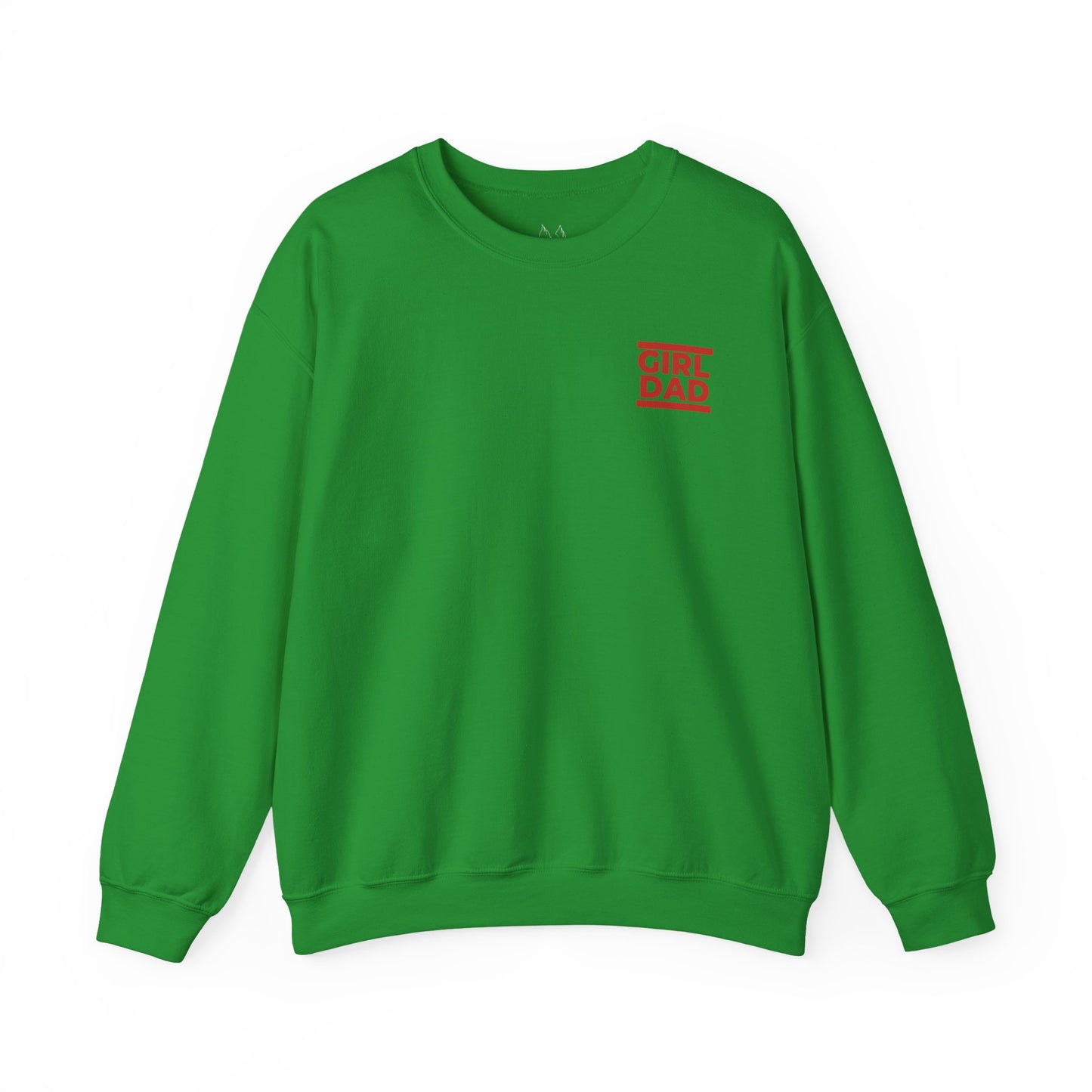 By His Will Brand | Girl Dad Red Logo Sweatshirt