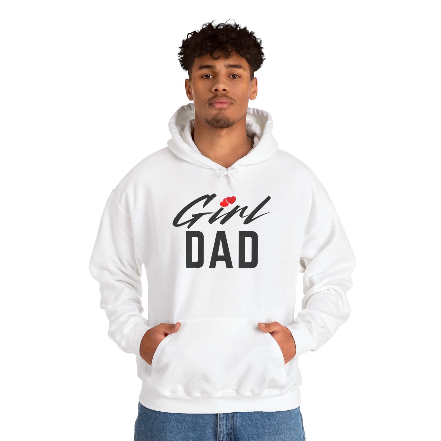 By His Will Brand | Girl Dad 2-Hearts Hoodie