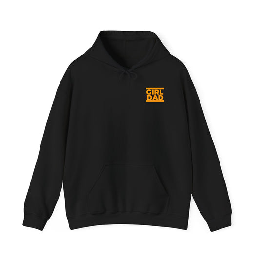 By His Will Brand | Girl Dad Orange Logo Hoodie