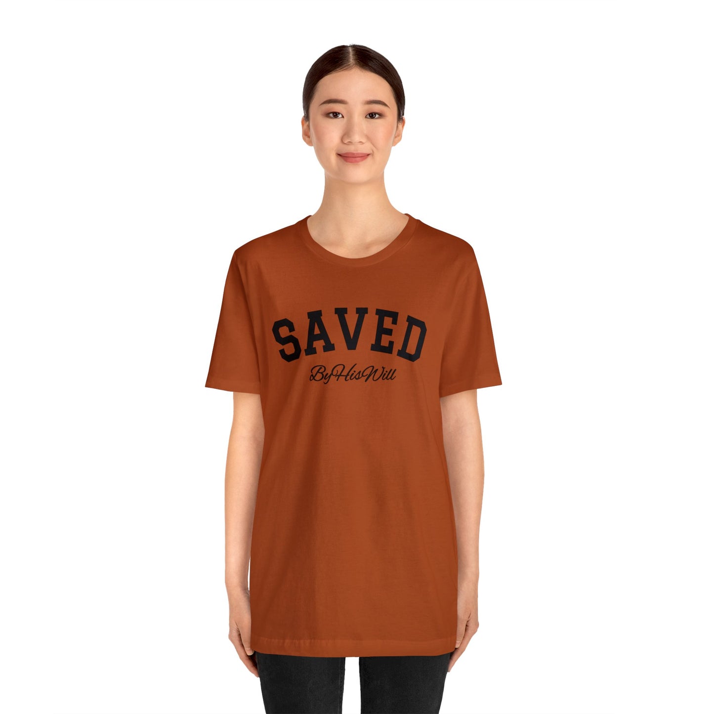 By His Will Brand | Child of God Collection | Saved T-shirt