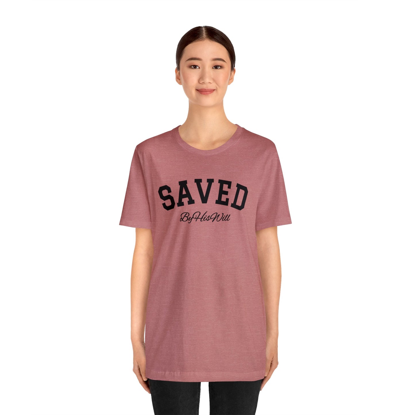 By His Will Brand | Child of God Collection | Saved T-shirt