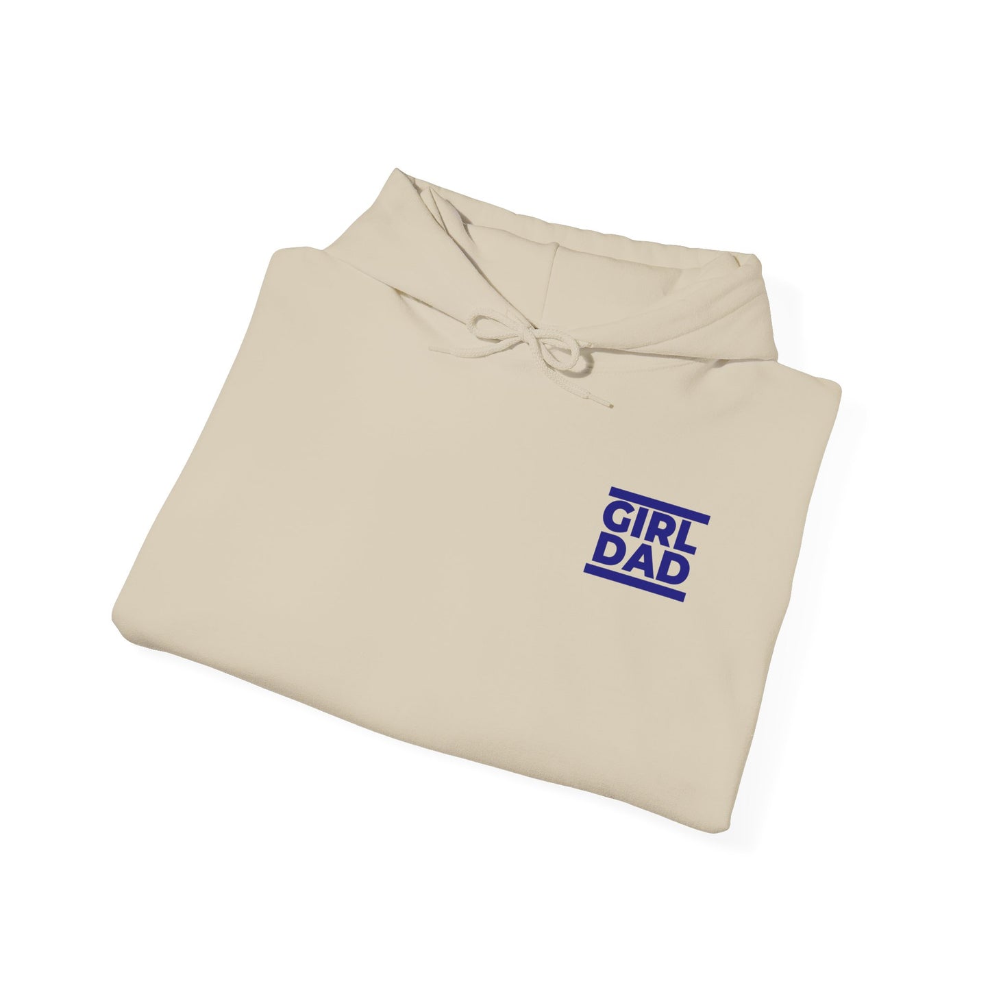 By His Will Brand | Girl Dad Navy Logo Hoodie