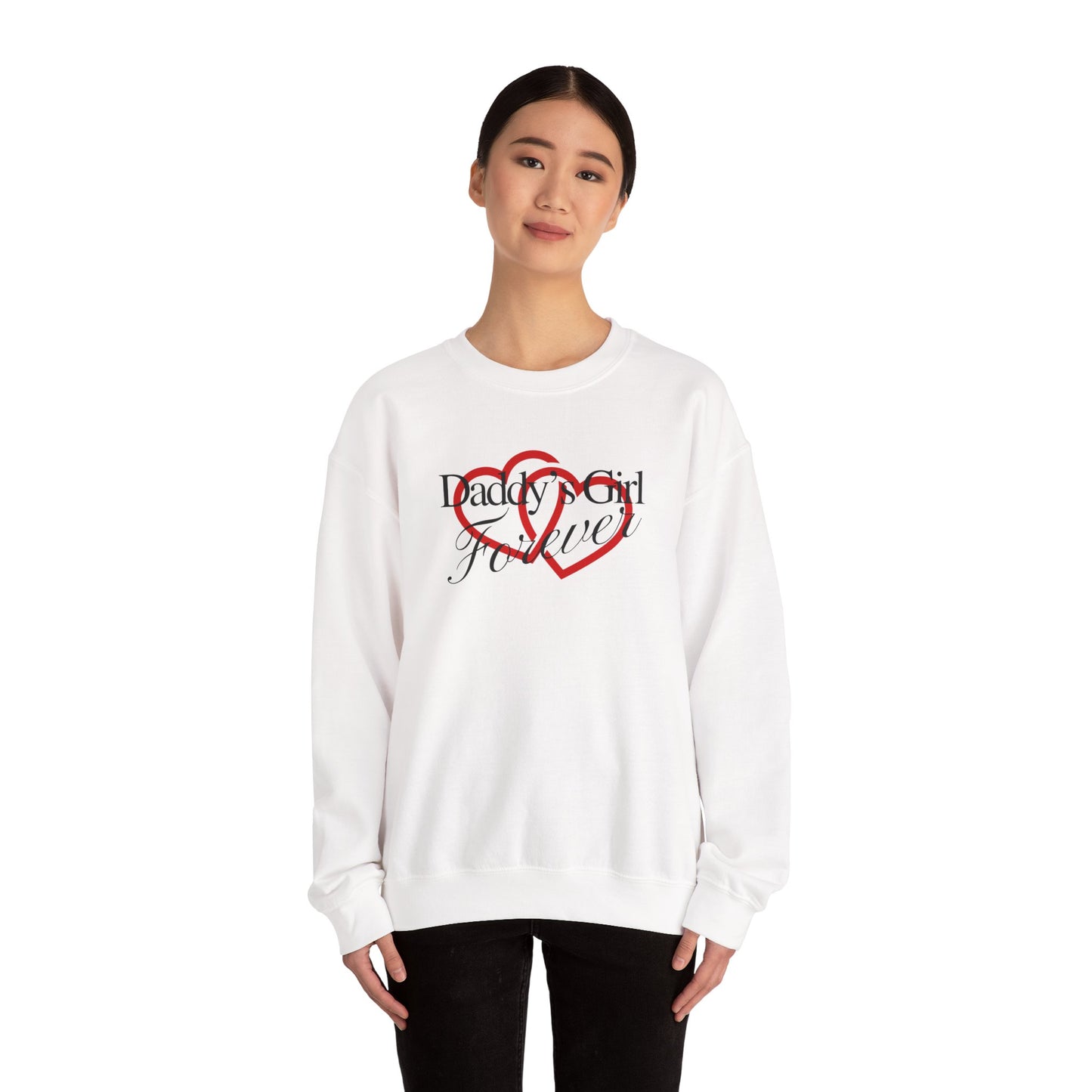 By His Will Brand | GirlDads Care | Daddy's Girl Forever Sweatshirt