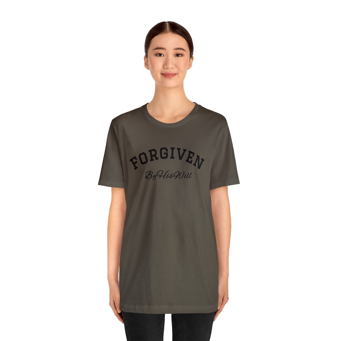 By His Will Brand | Child of God Collection | Forgiven t-shirt