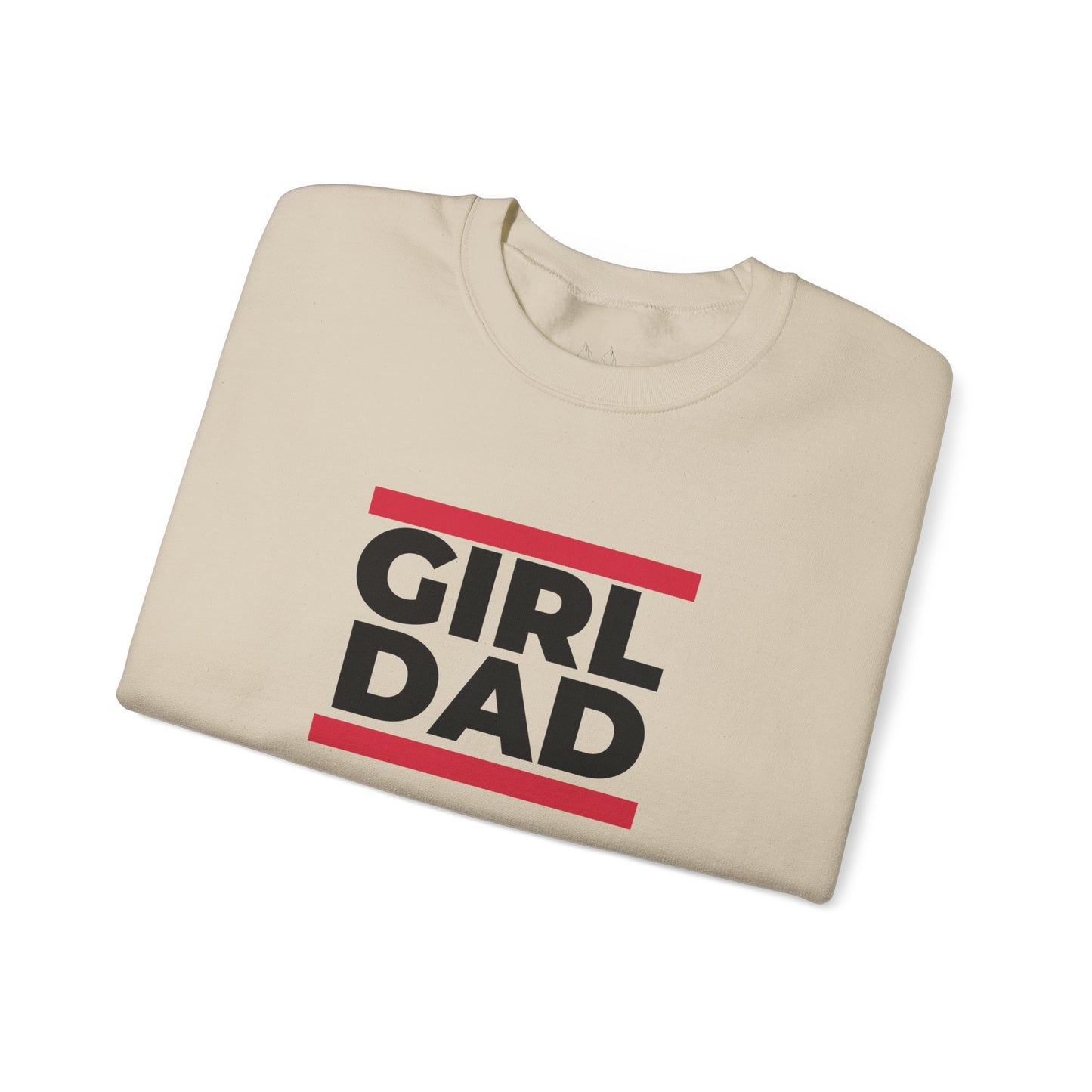 By His Will Brand | Girl Dad Crewneck Sweatshirt