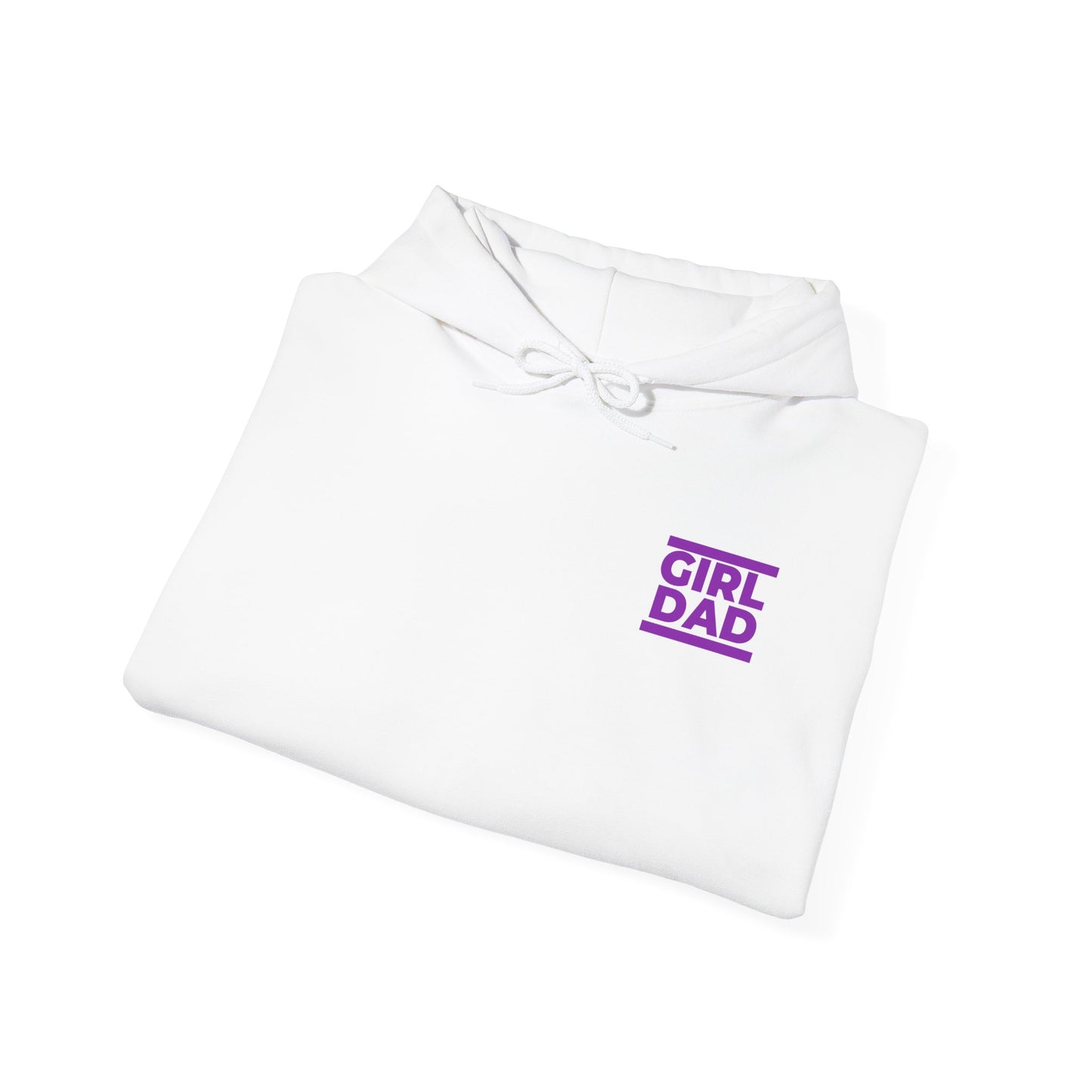 By His Will Brand | Girl Dad Purple Logo Hoodie