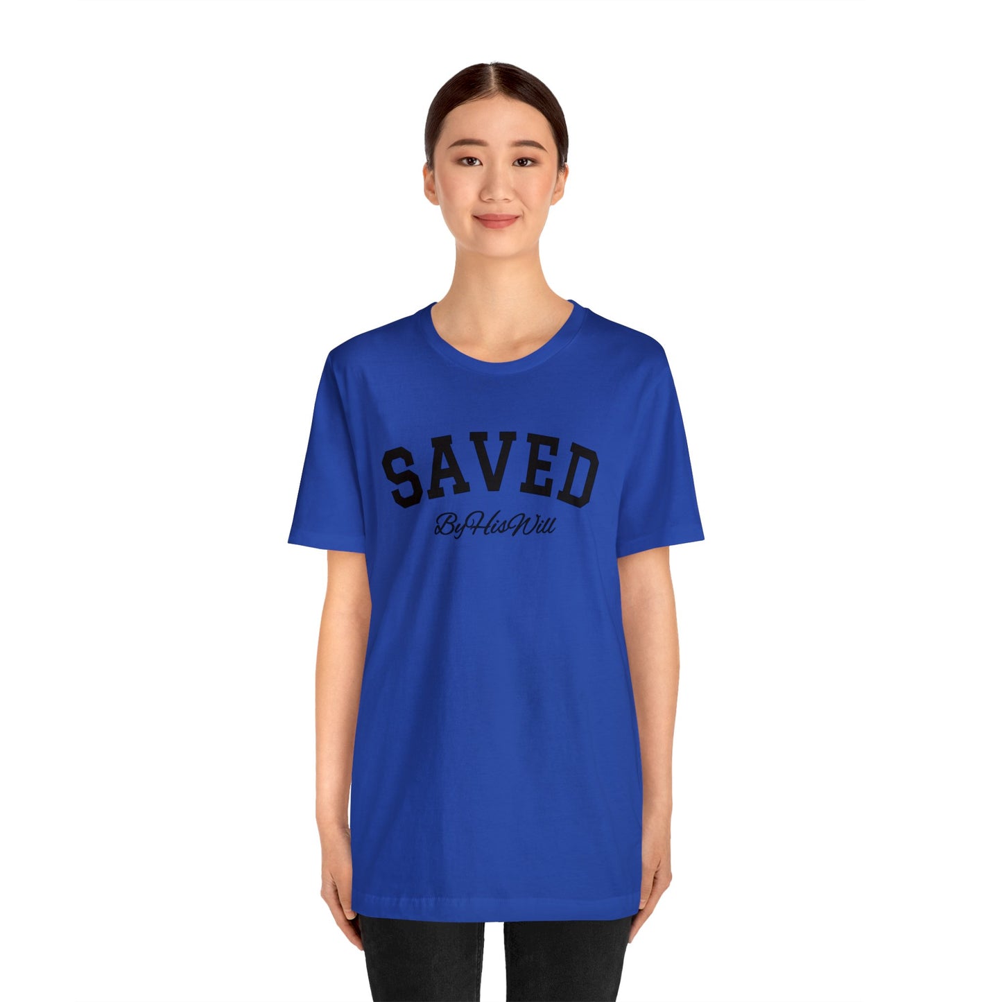 By His Will Brand | Child of God Collection | Saved T-shirt