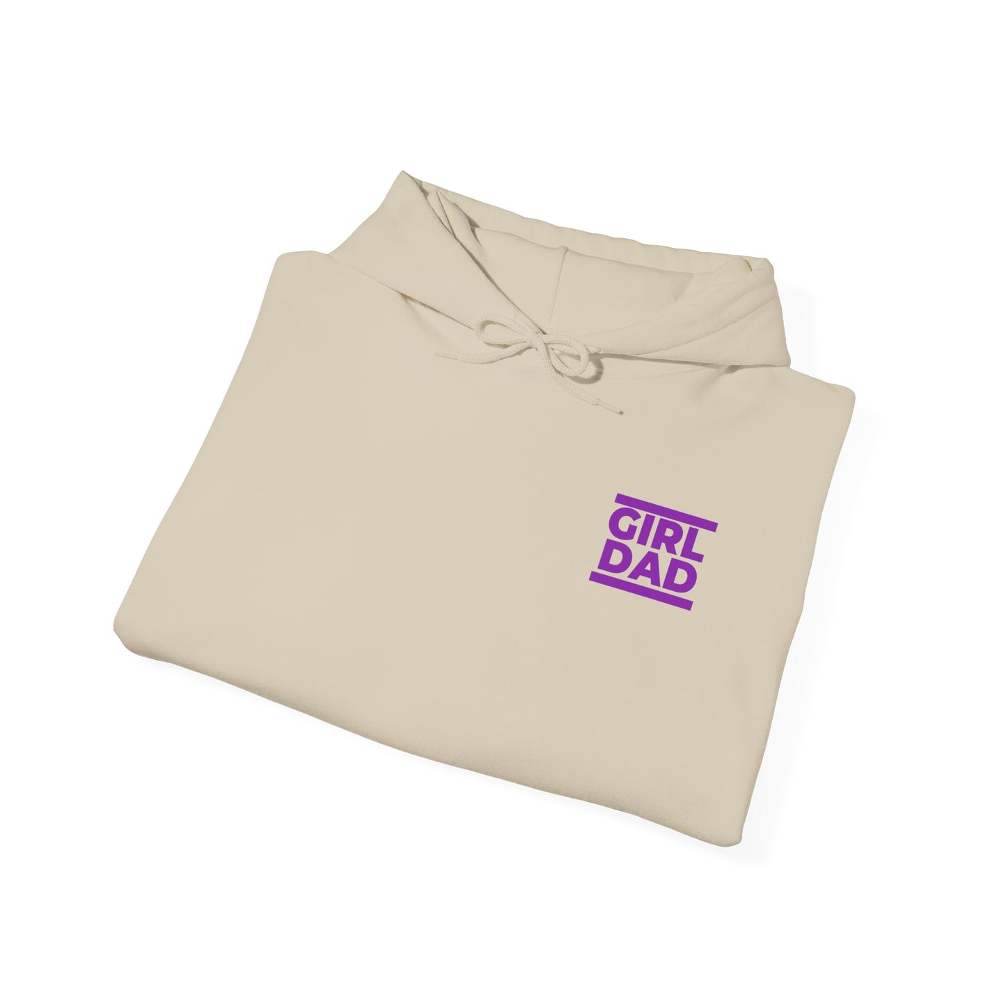 By His Will Brand | Girl Dad Purple Logo Hoodie