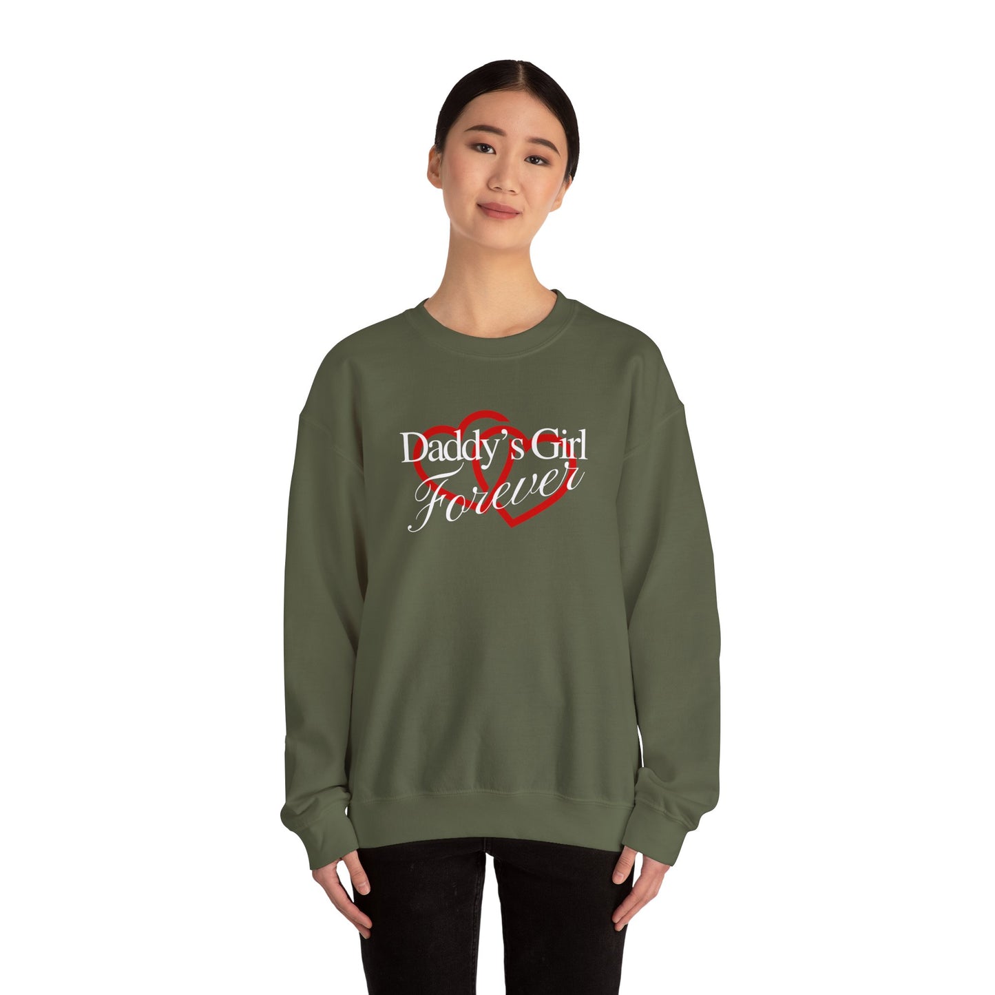 By His Will Brand | GirlDads Care | Daddy's Girl Forever Sweatshirt