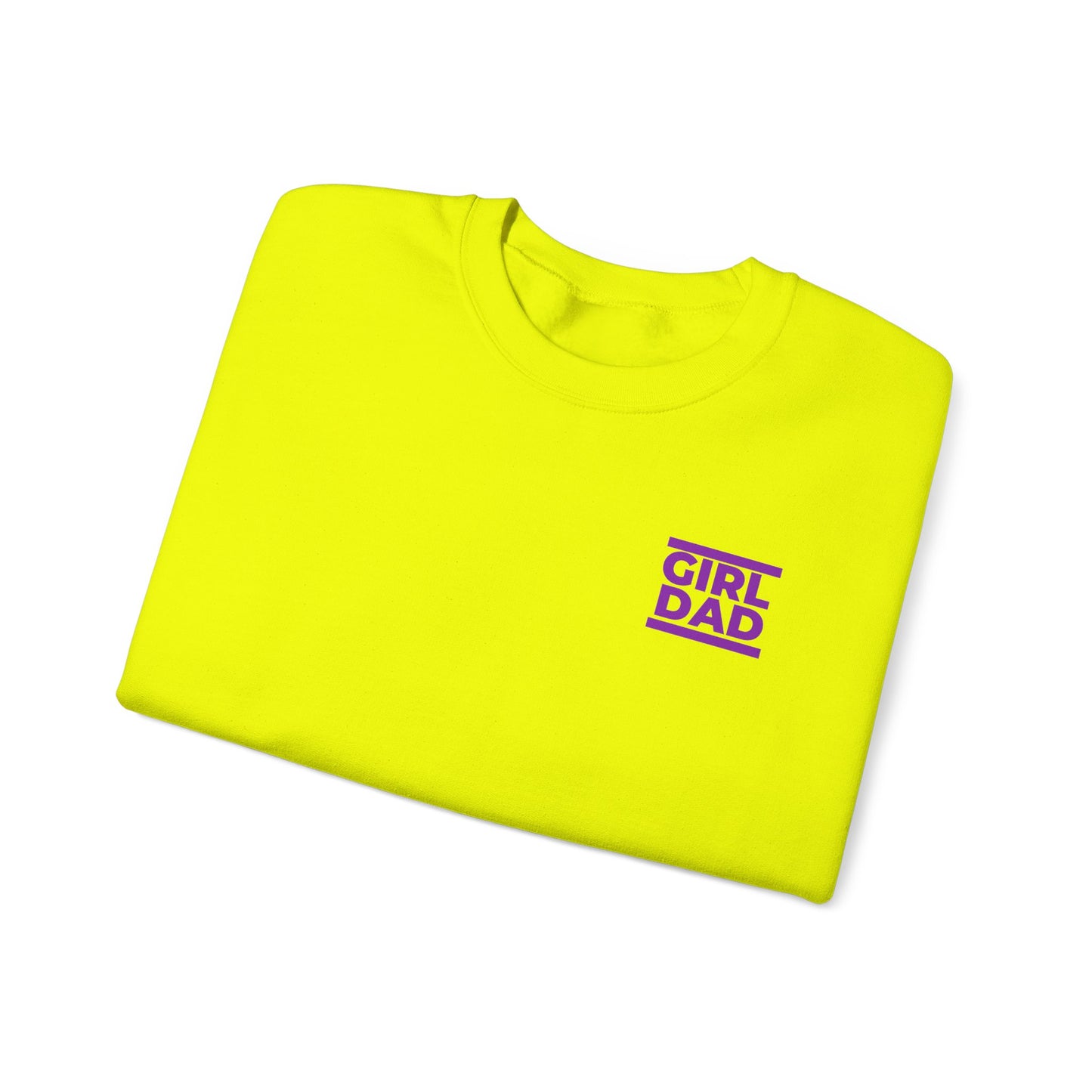 By His Will Brand | Girl Dad Purple Logo Sweatshirt